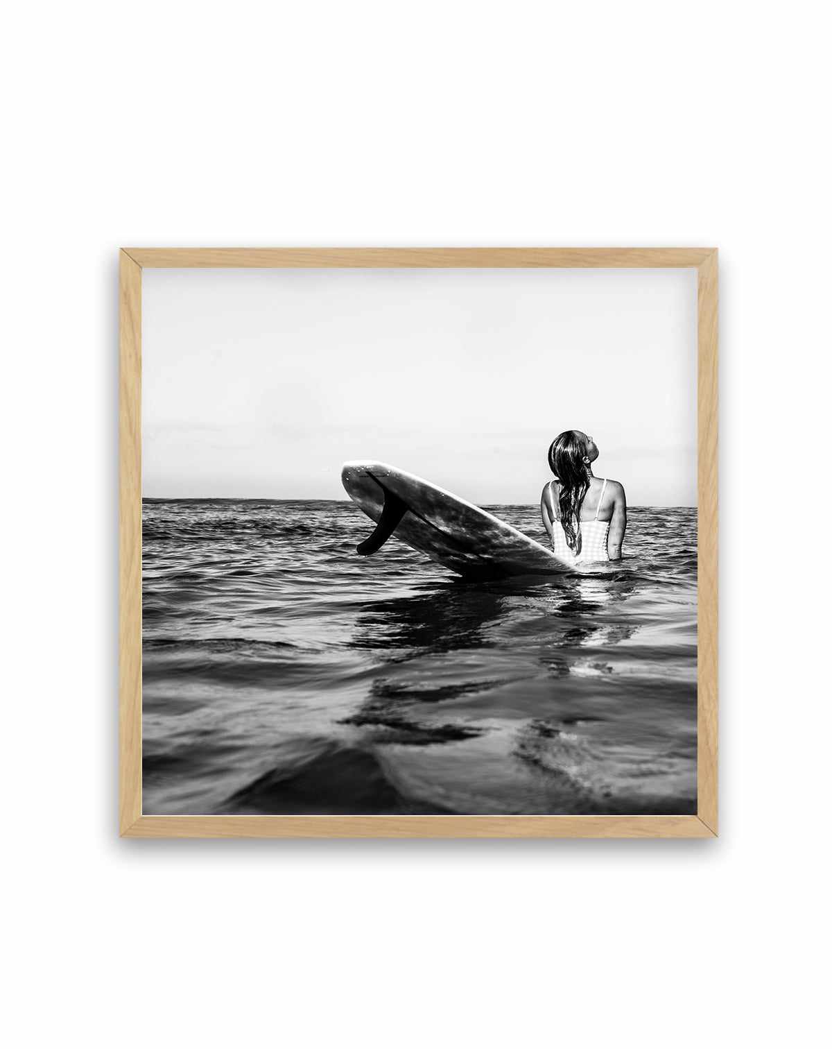 Surfer Girl SQ by Riccardo Camilli | Art Print