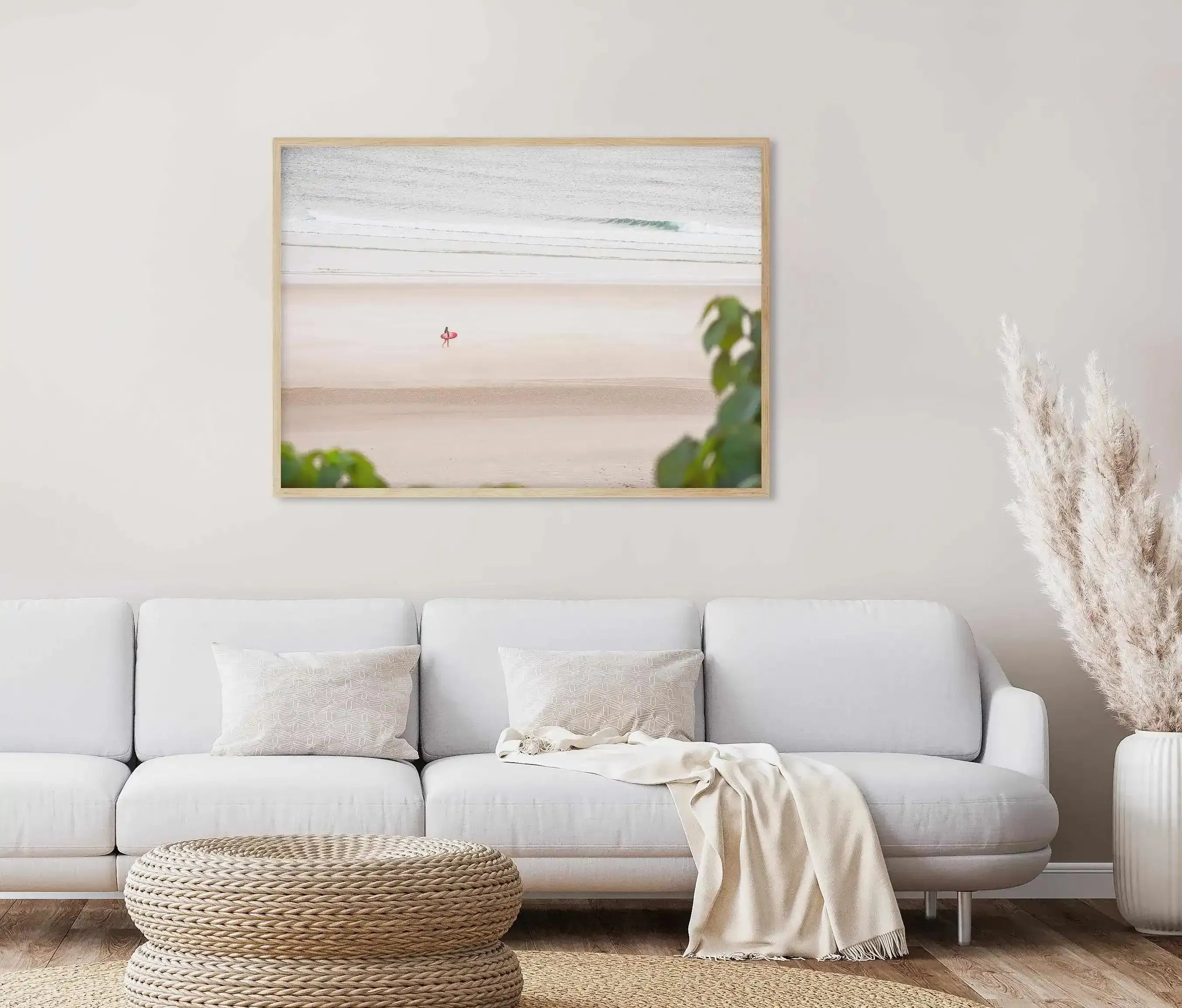 Surfer Girl, The Pass Art Print-PRINT-Olive et Oriel-Olive et Oriel-Buy-Australian-Art-Prints-Online-with-Olive-et-Oriel-Your-Artwork-Specialists-Austrailia-Decorate-With-Coastal-Photo-Wall-Art-Prints-From-Our-Beach-House-Artwork-Collection-Fine-Poster-and-Framed-Artwork