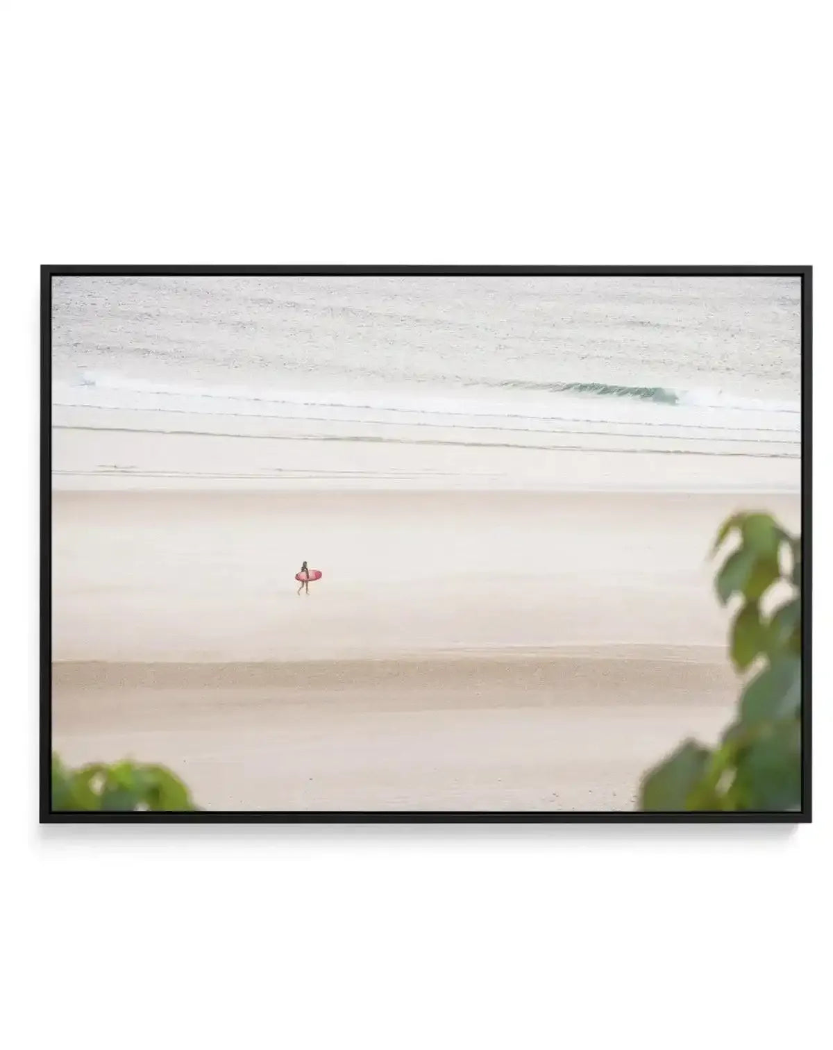 Surfer Girl, The Pass | Framed Canvas-CANVAS-You can shop wall art online with Olive et Oriel for everything from abstract art to fun kids wall art. Our beautiful modern art prints and canvas art are available from large canvas prints to wall art paintings and our proudly Australian artwork collection offers only the highest quality framed large wall art and canvas art Australia - You can buy fashion photography prints or Hampton print posters and paintings on canvas from Olive et Oriel and have