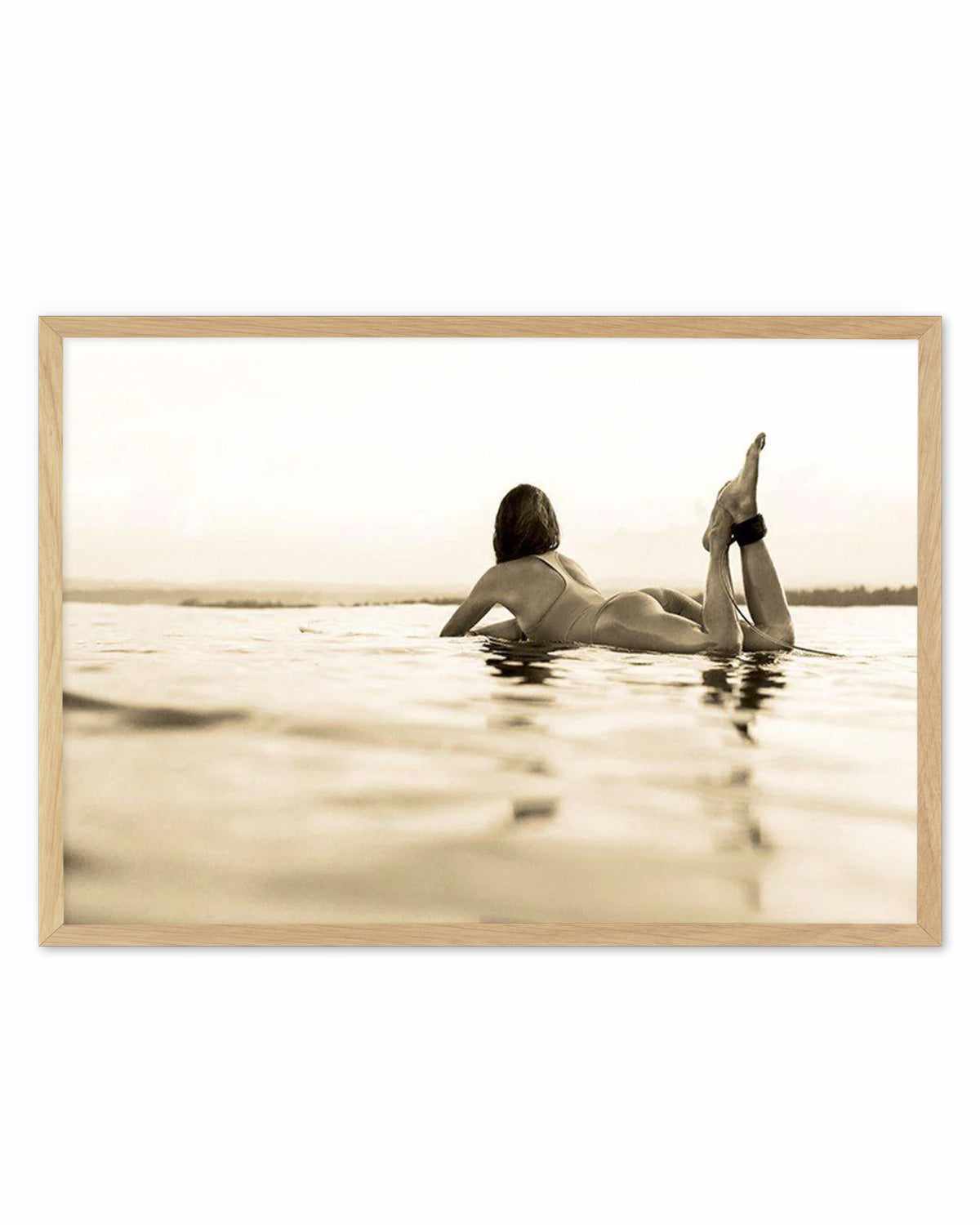 Surfer Girl | Golden Art Print