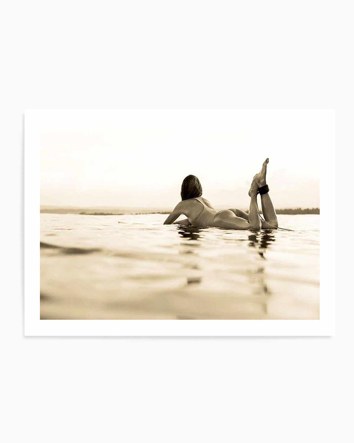 Surfer Girl | Golden Art Print