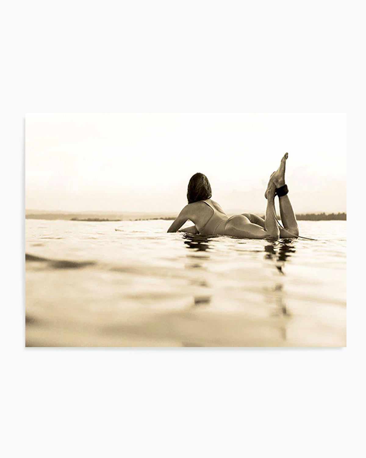 Surfer Girl | Golden Art Print