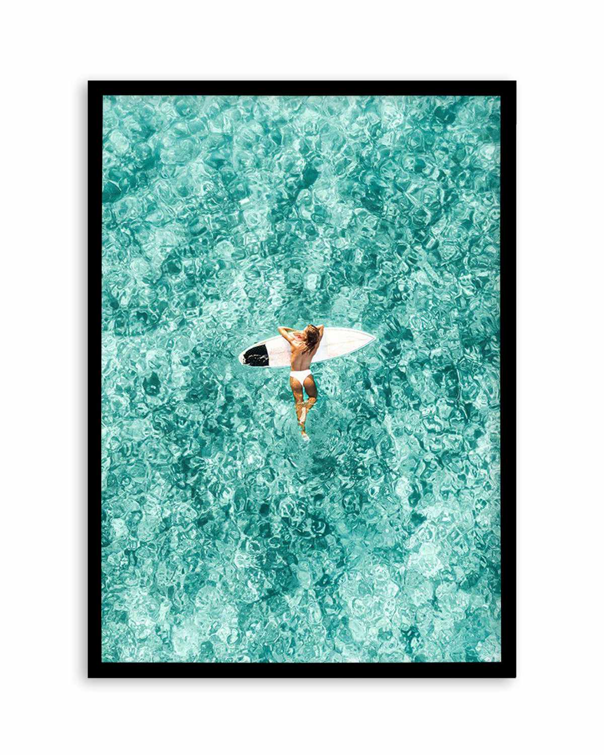 Surfer Girl, Ibiza Art Print