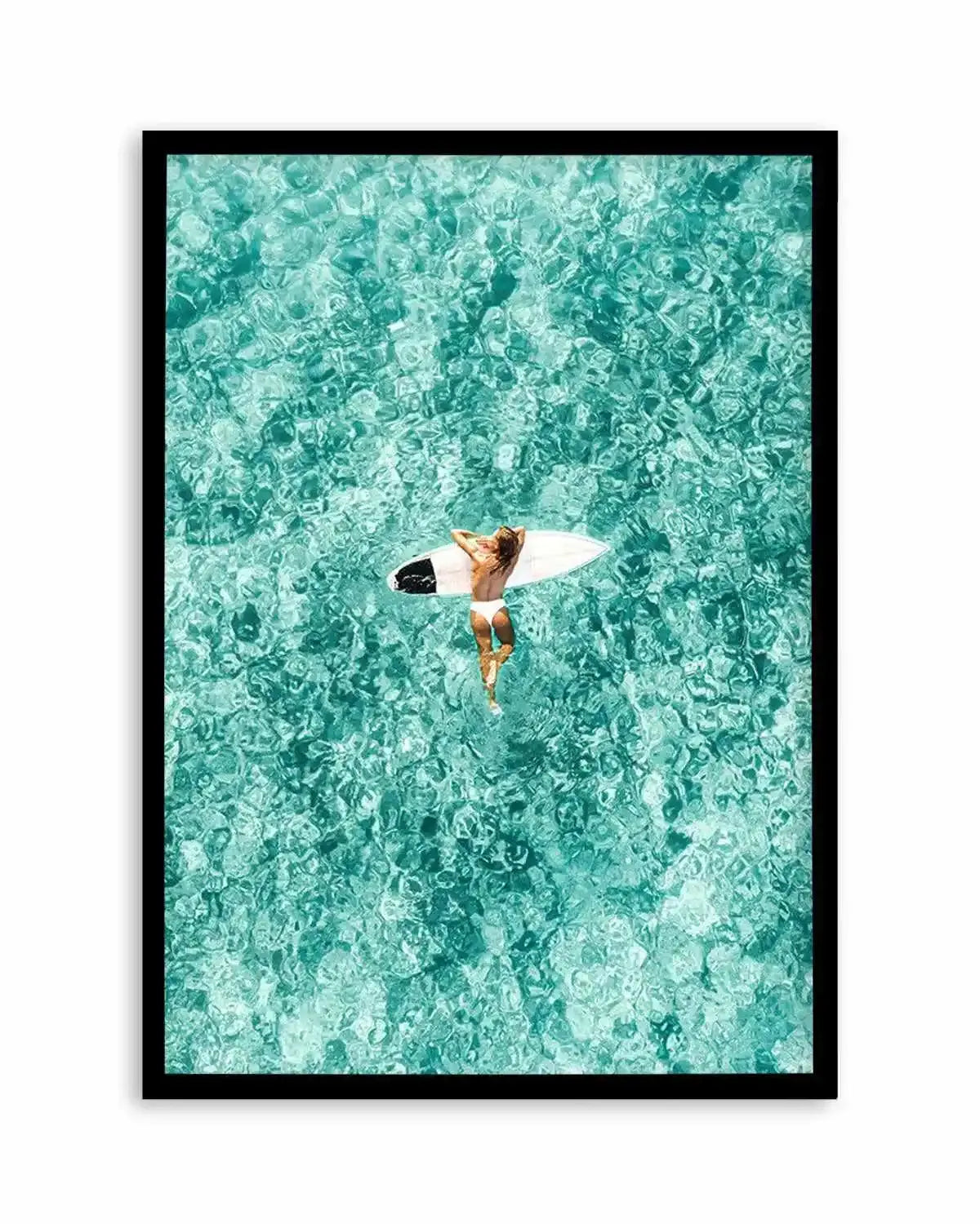 Surfer Girl, Ibiza Art Print from Olive et Oriel where you can shop wallpaper and artworks online