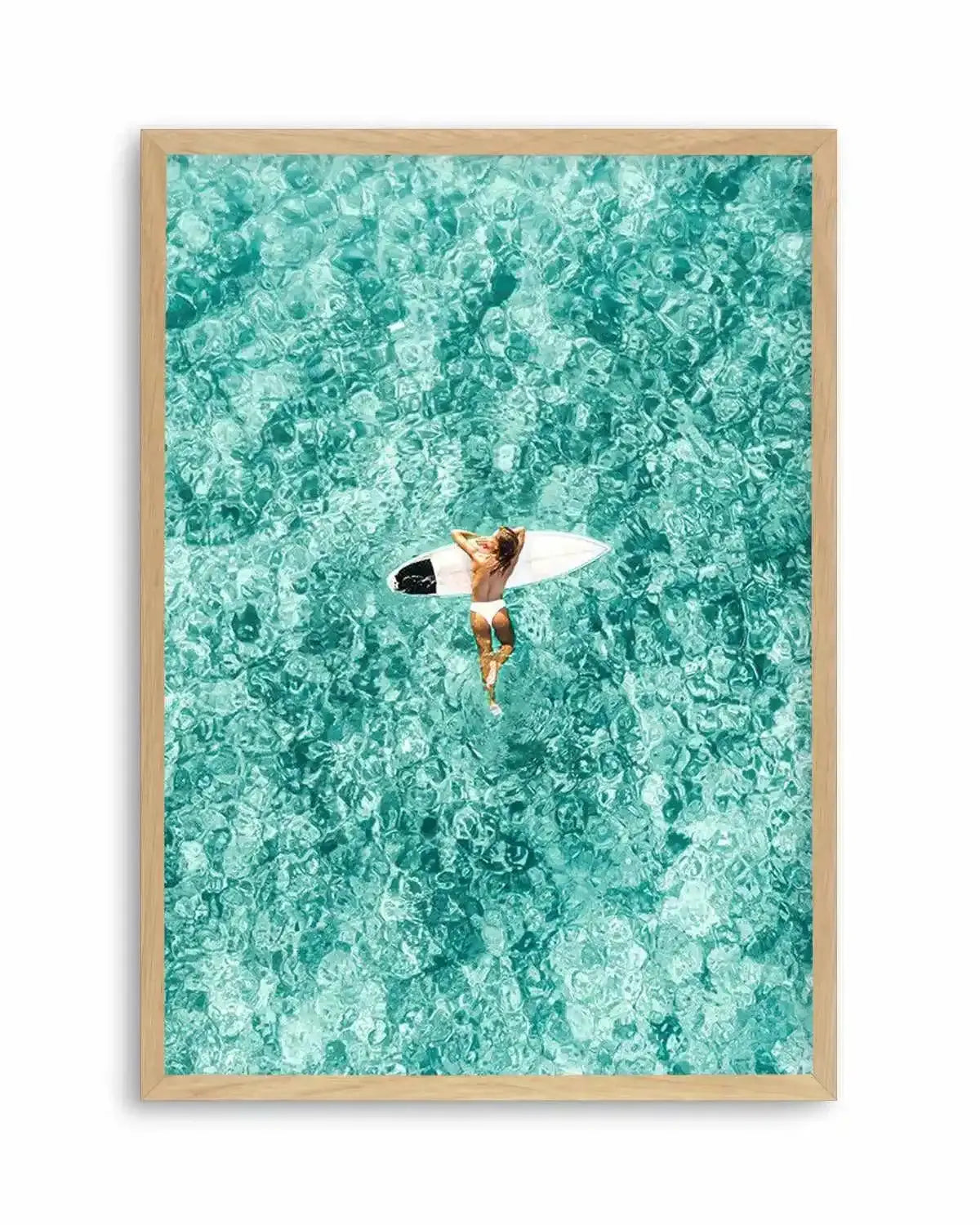 Surfer Girl, Ibiza Art Print from Olive et Oriel where you can shop wallpaper and artworks online