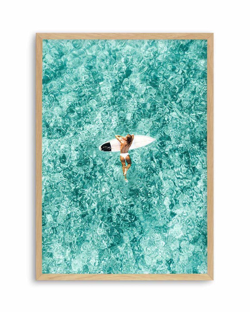 Surfer Girl, Ibiza Art Print