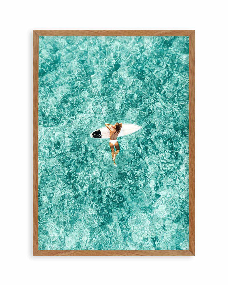 Surfer Girl, Ibiza Art Print