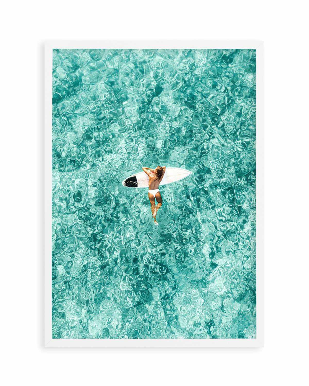 Surfer Girl, Ibiza Art Print