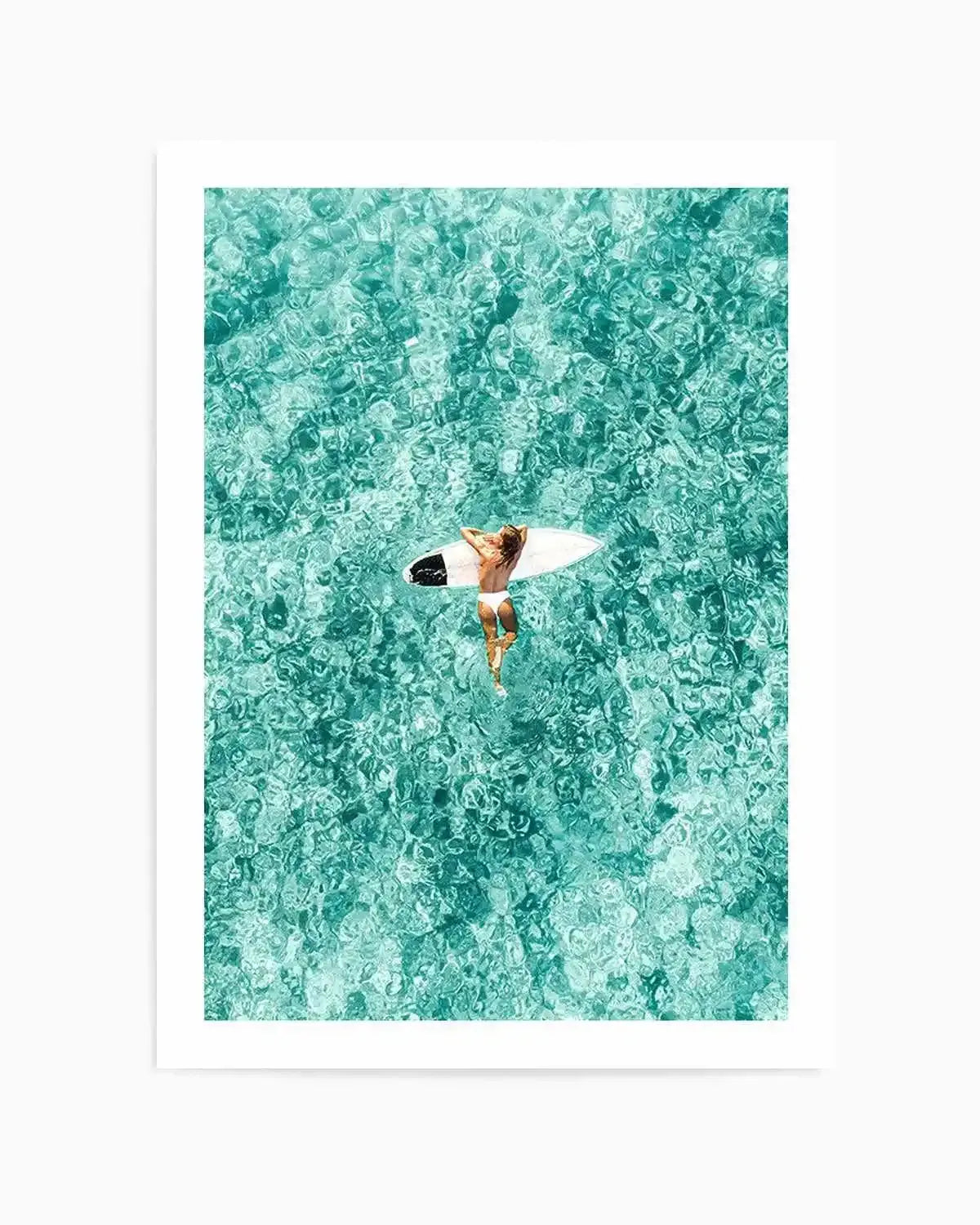 Surfer Girl, Ibiza Art Print from Olive et Oriel where you can shop wallpaper and artworks online