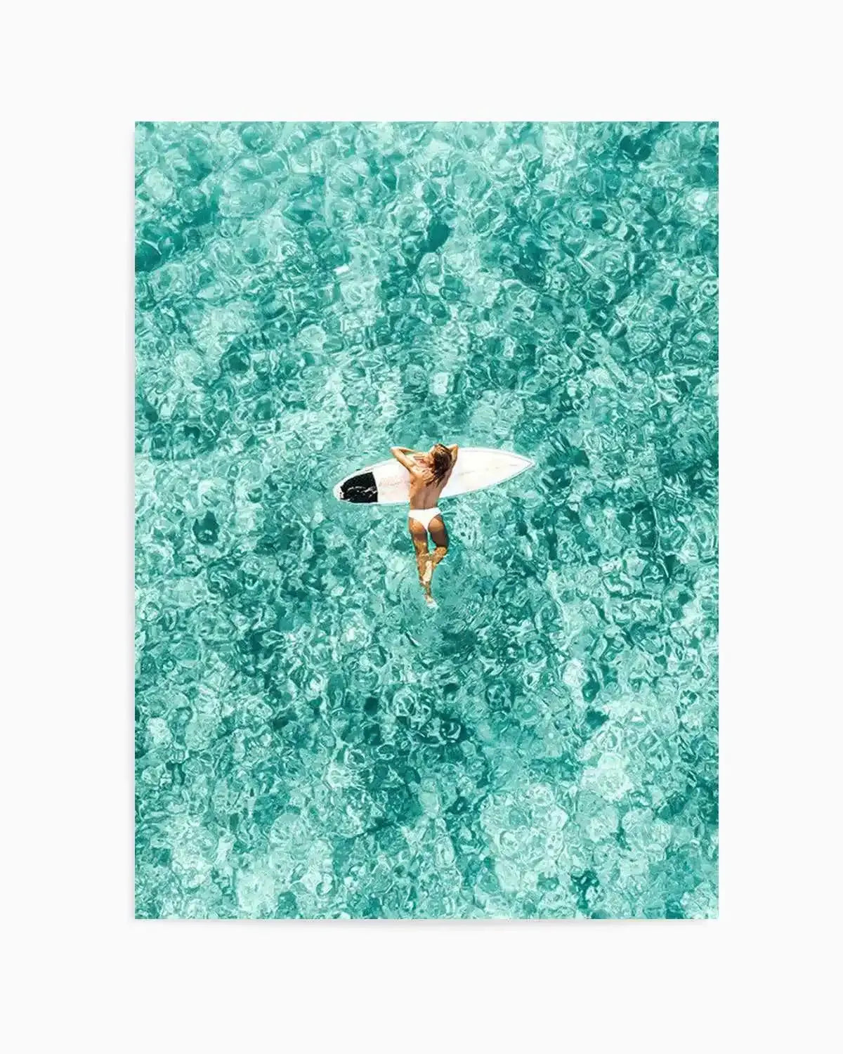 Surfer Girl, Ibiza Art Print from Olive et Oriel where you can shop wallpaper and artworks online