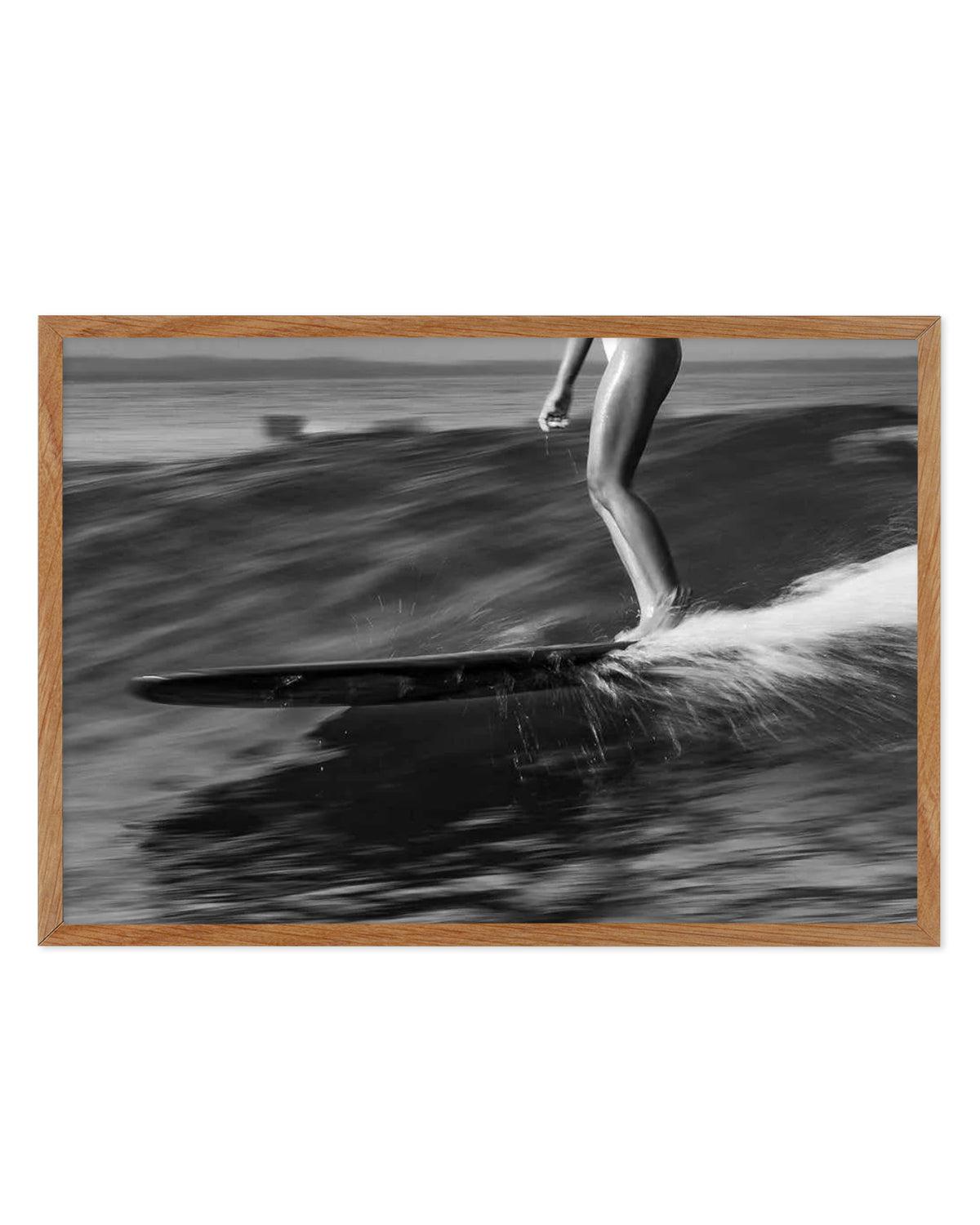 Surfer Girl, Malibu by Mario Stefanelli Art Print