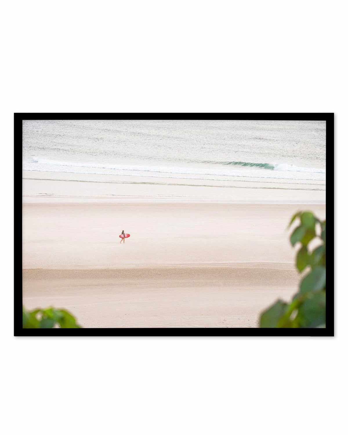 Surfer Girl, The Pass Art Print