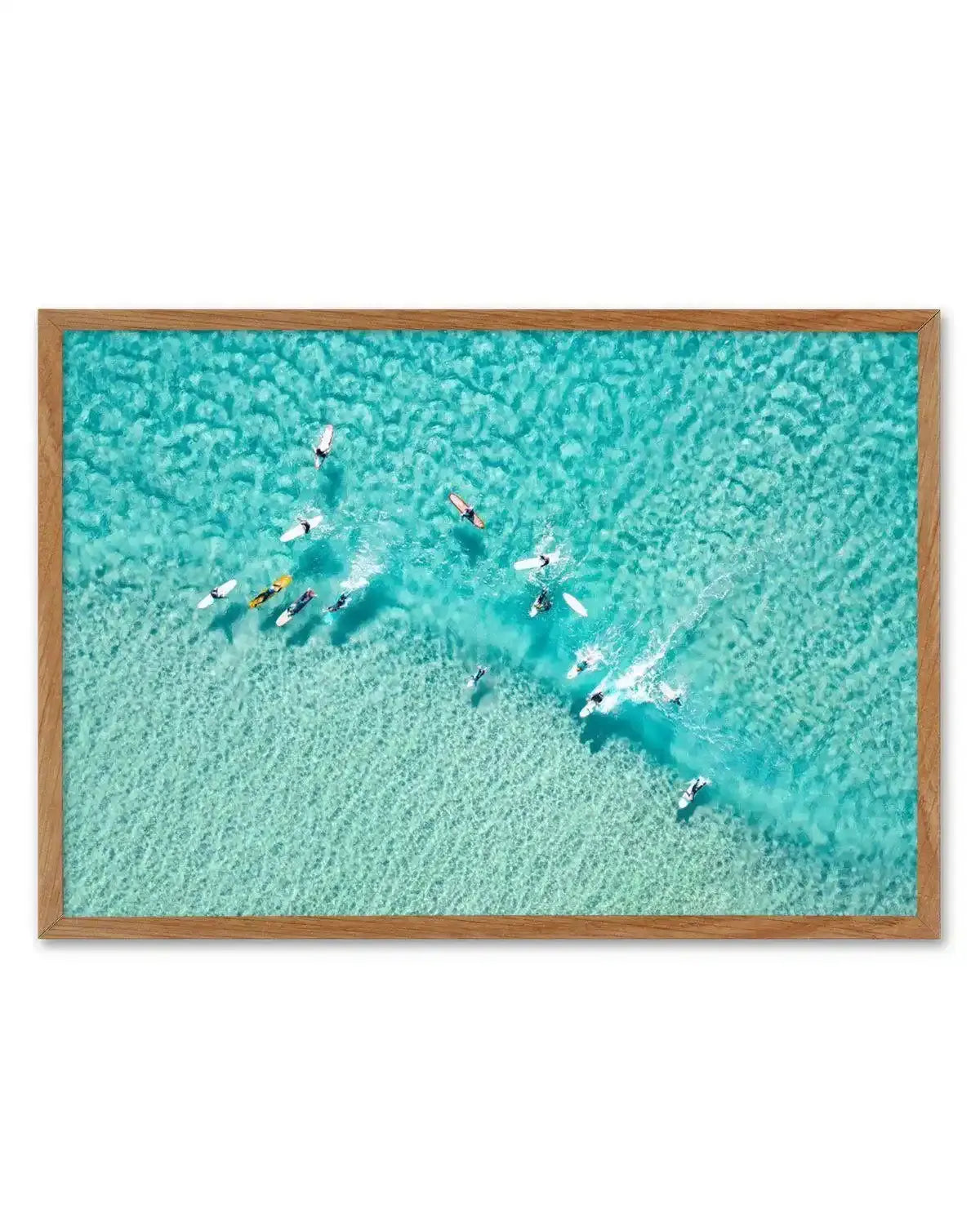 Surfers | Gold Coast Art Print-PRINT-Olive et Oriel-Olive et Oriel-50x70 cm | 19.6" x 27.5"-Walnut-With White Border-Buy-Australian-Art-Prints-Online-with-Olive-et-Oriel-Your-Artwork-Specialists-Austrailia-Decorate-With-Coastal-Photo-Wall-Art-Prints-From-Our-Beach-House-Artwork-Collection-Fine-Poster-and-Framed-Artwork