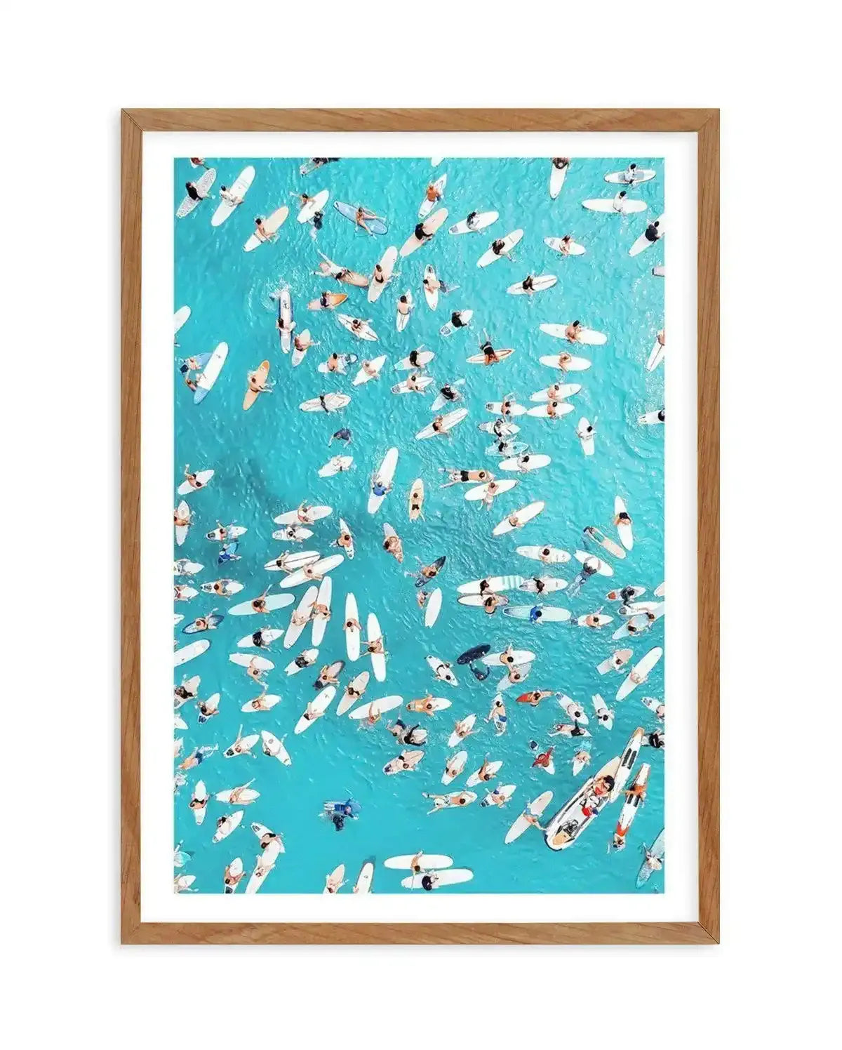 Surfers Paradise Art Print-PRINT-Olive et Oriel-Olive et Oriel-50x70 cm | 19.6" x 27.5"-Walnut-With White Border-Buy-Australian-Art-Prints-Online-with-Olive-et-Oriel-Your-Artwork-Specialists-Austrailia-Decorate-With-Coastal-Photo-Wall-Art-Prints-From-Our-Beach-House-Artwork-Collection-Fine-Poster-and-Framed-Artwork