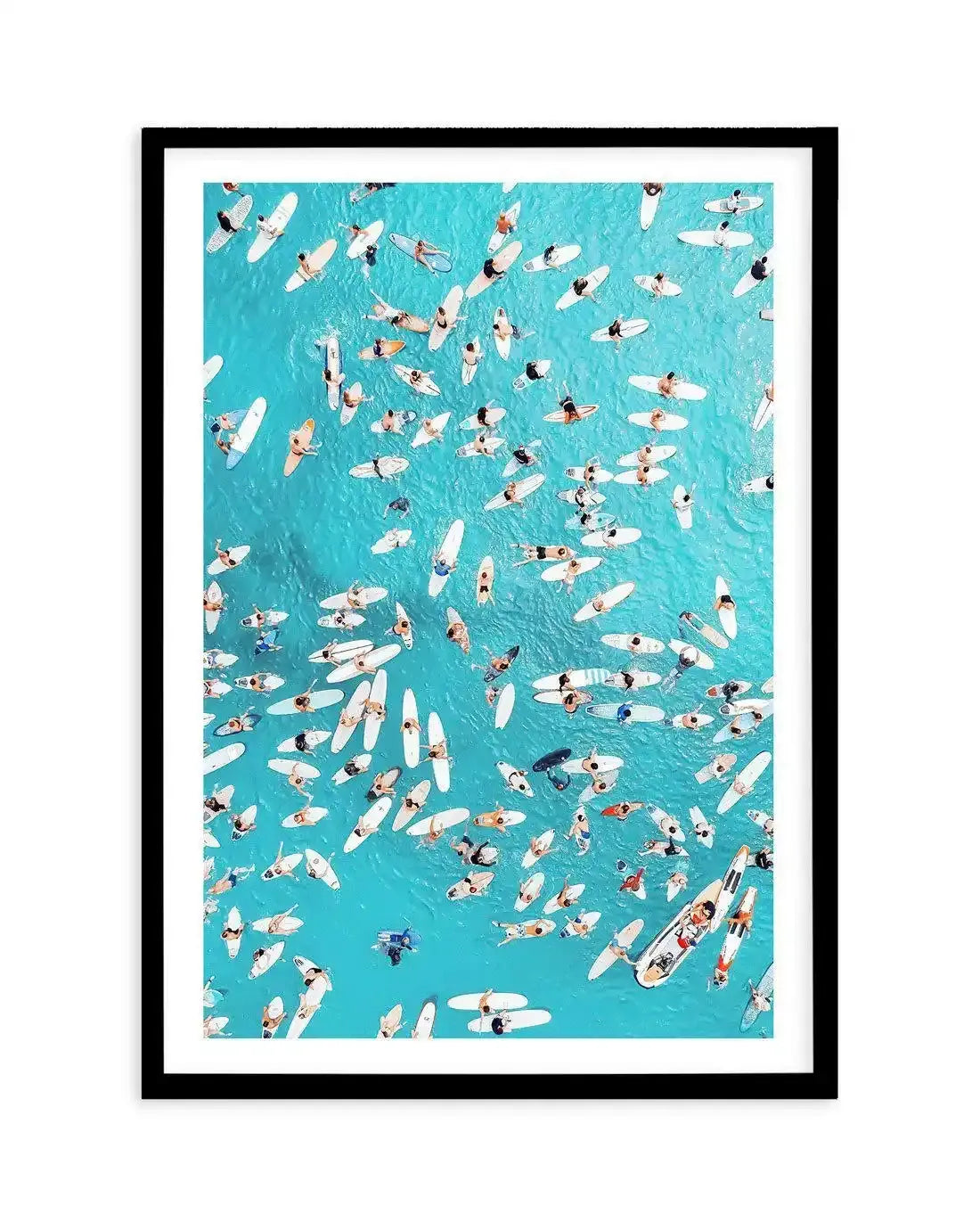 Surfers Paradise Art Print-PRINT-Olive et Oriel-Olive et Oriel-A5 | 5.8" x 8.3" | 14.8 x 21cm-Black-With White Border-Buy-Australian-Art-Prints-Online-with-Olive-et-Oriel-Your-Artwork-Specialists-Austrailia-Decorate-With-Coastal-Photo-Wall-Art-Prints-From-Our-Beach-House-Artwork-Collection-Fine-Poster-and-Framed-Artwork