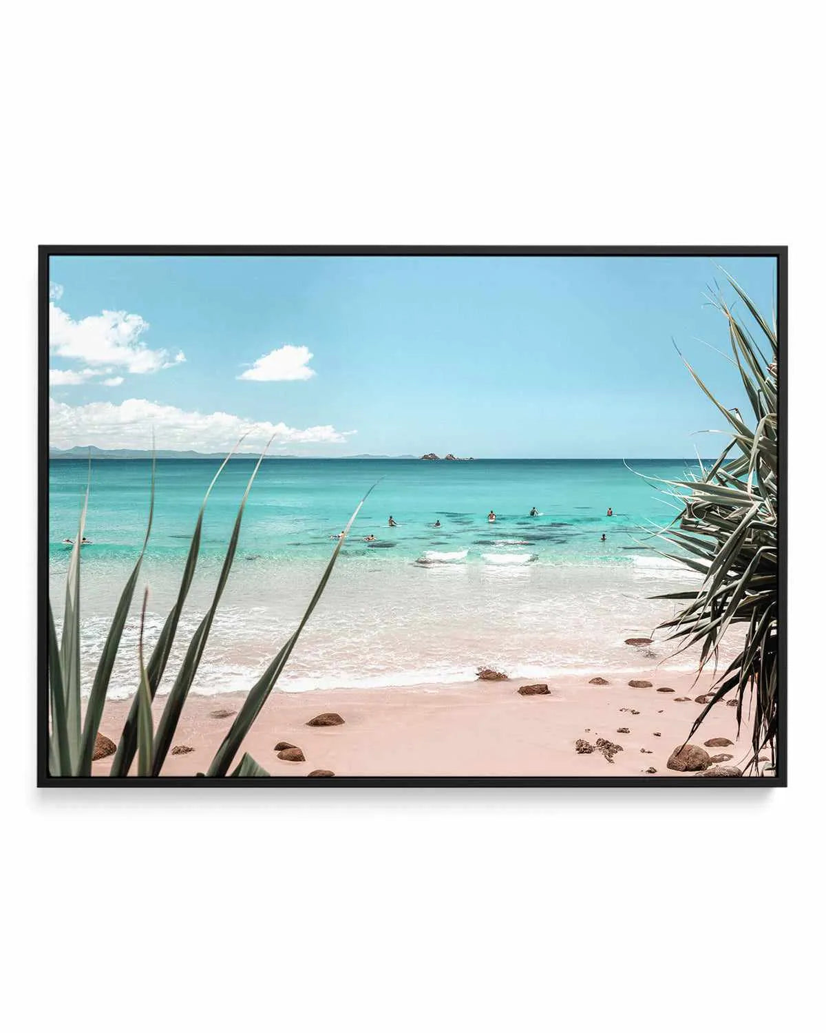 Surfing Bliss | Framed Canvas Art Print from Olive et Oriel where you can shop wallpaper and artworks online