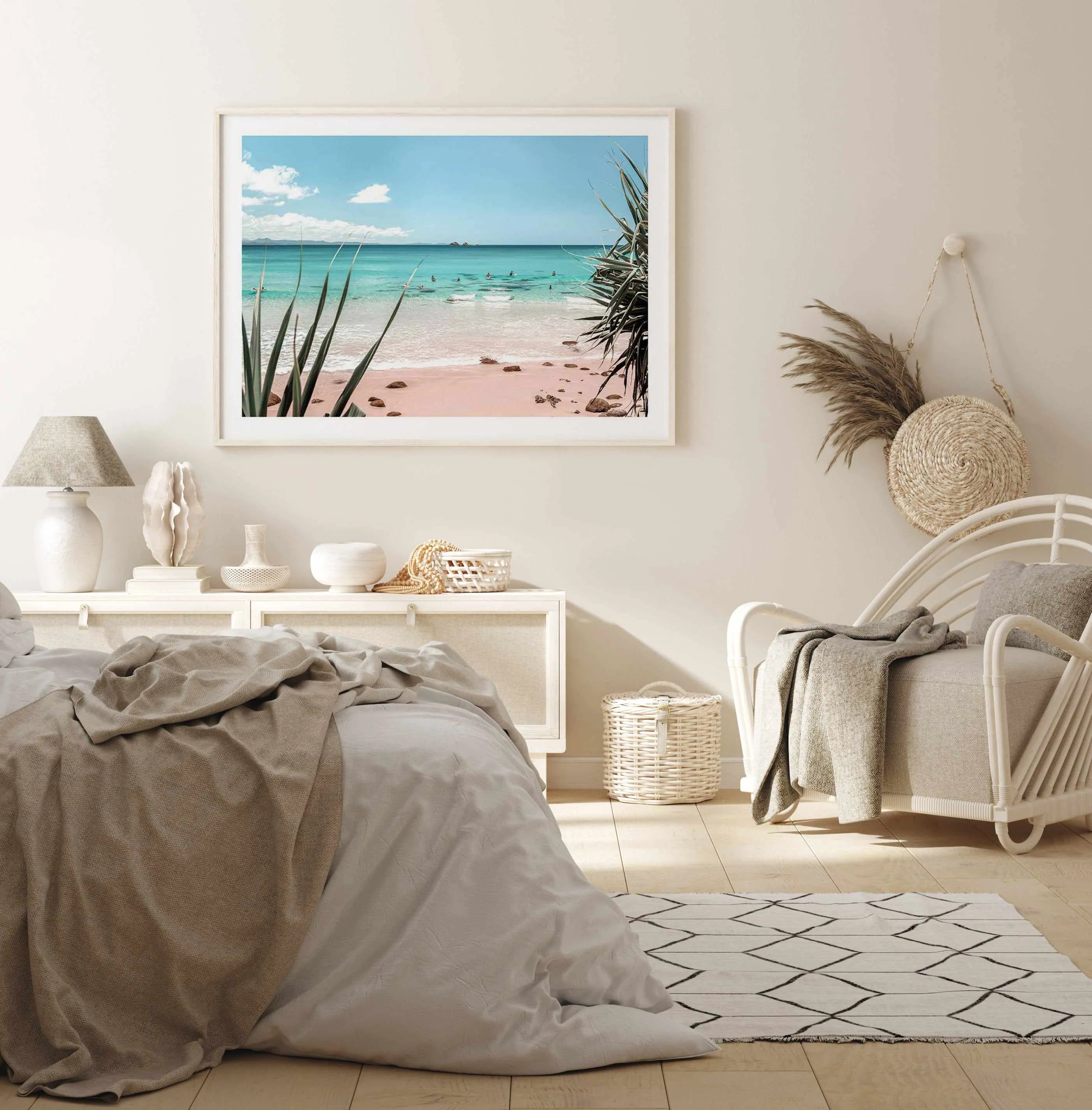 Surfing Bliss Art Print from Olive et Oriel where you can shop wallpaper and artworks online