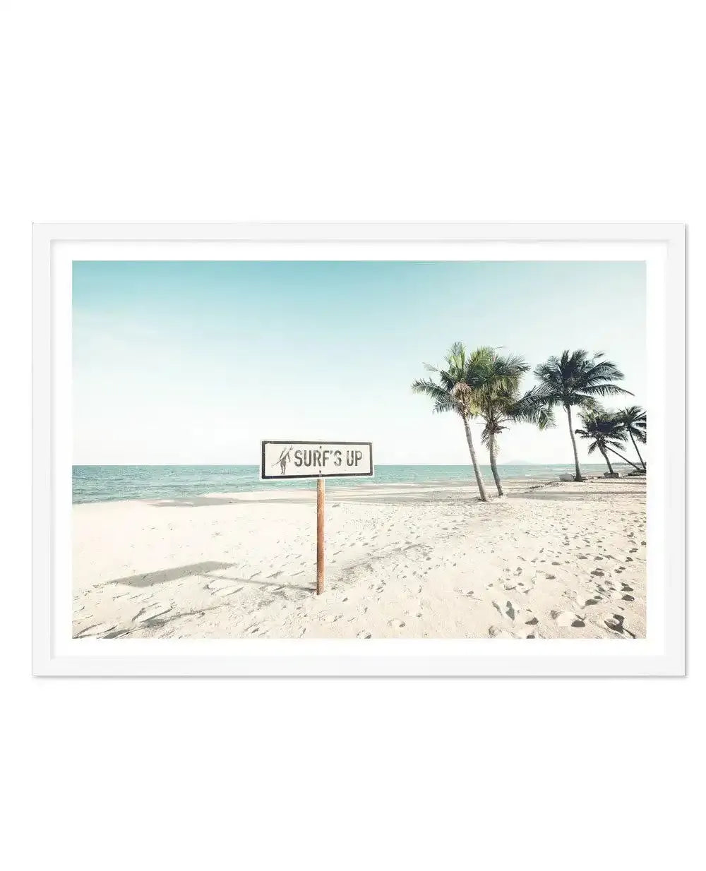 Surfs Up Art Print-PRINT-Olive et Oriel-Olive et Oriel-A4 | 8.3" x 11.7" | 21 x 29.7cm-White-With White Border-Buy-Australian-Art-Prints-Online-with-Olive-et-Oriel-Your-Artwork-Specialists-Austrailia-Decorate-With-Coastal-Photo-Wall-Art-Prints-From-Our-Beach-House-Artwork-Collection-Fine-Poster-and-Framed-Artwork