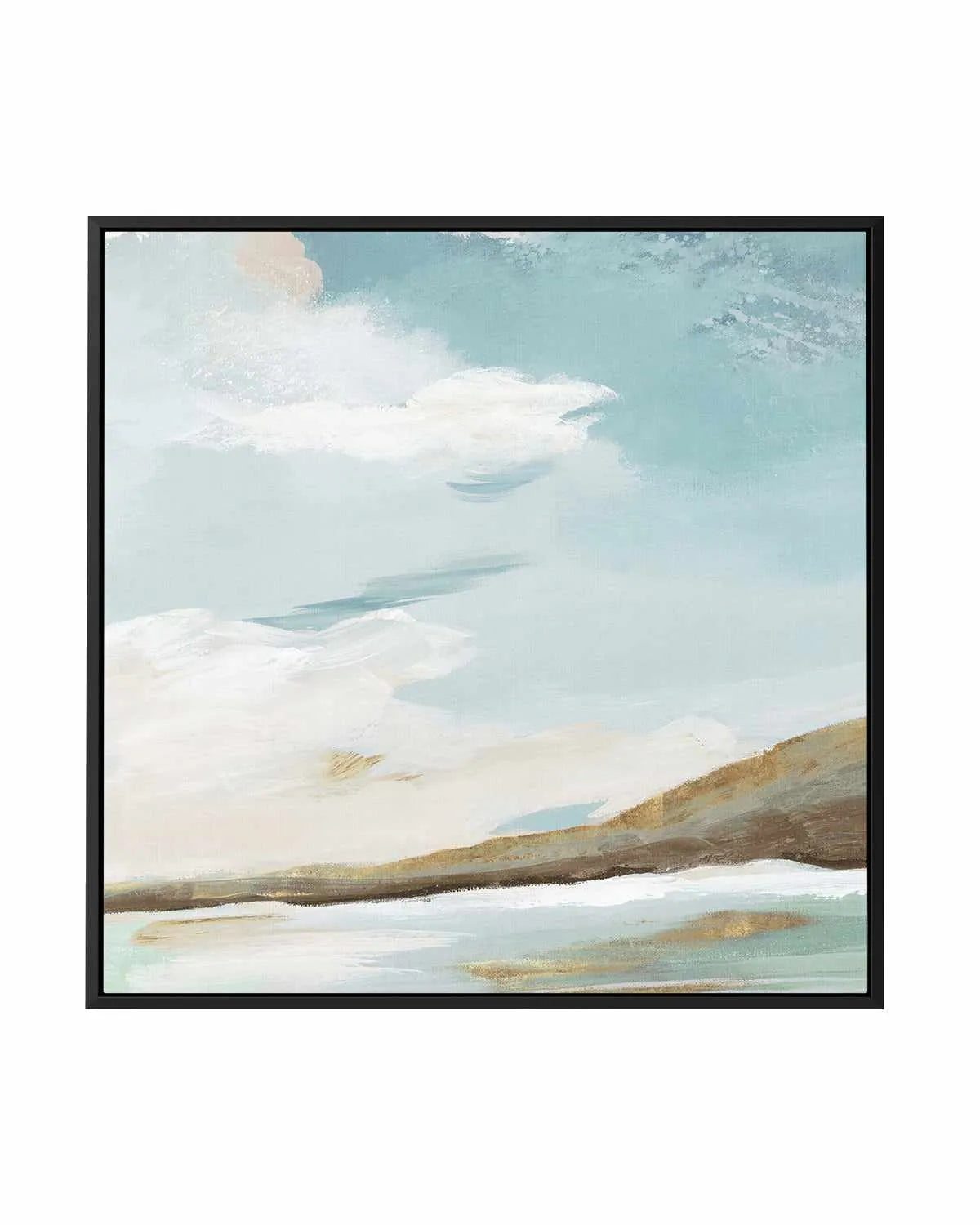 Surrounded by the Blue | Framed Canvas Art Print from Olive et Oriel where you can shop wallpaper and artworks online