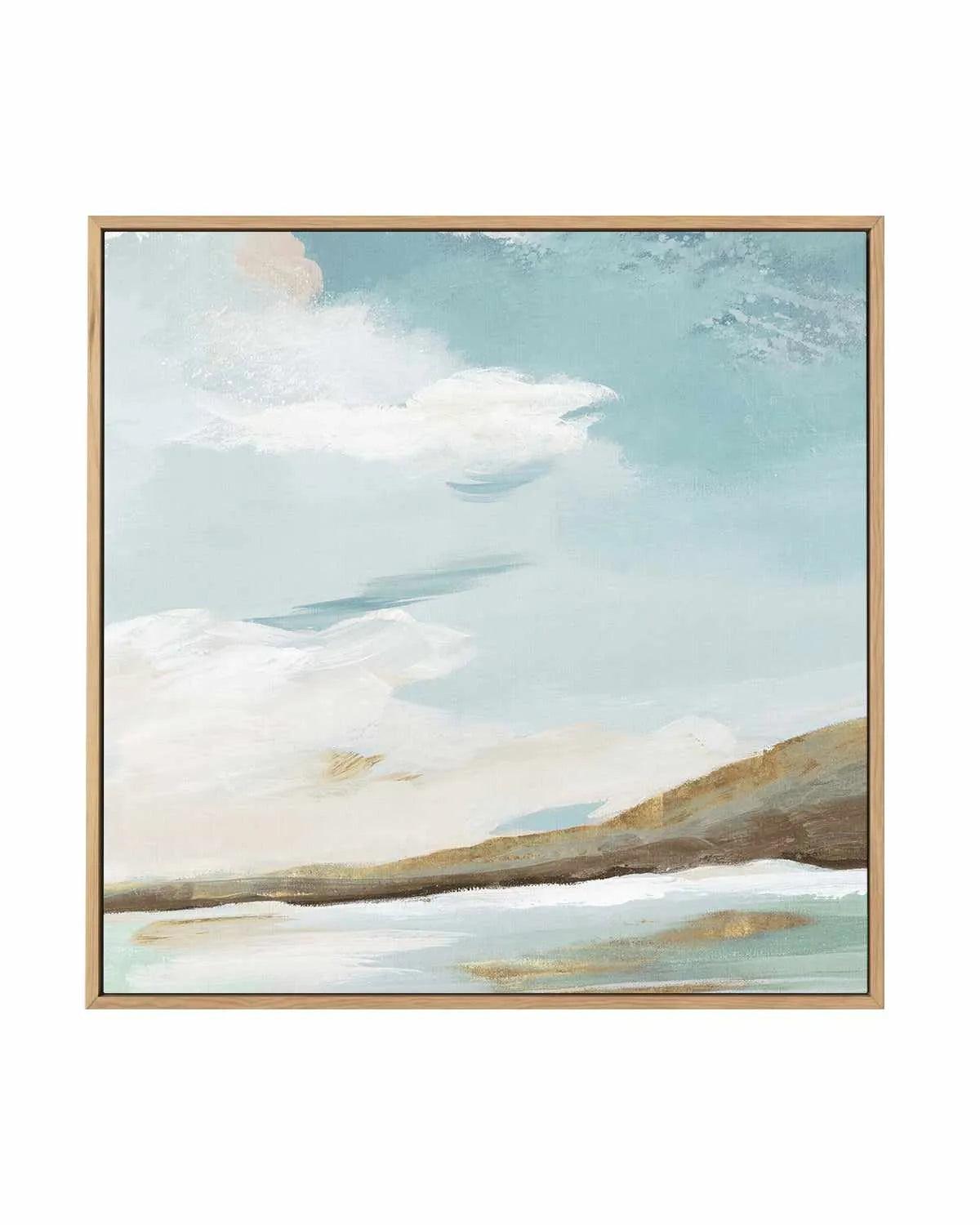 Surrounded by the Blue | Framed Canvas Art Print from Olive et Oriel where you can shop wallpaper and artworks online