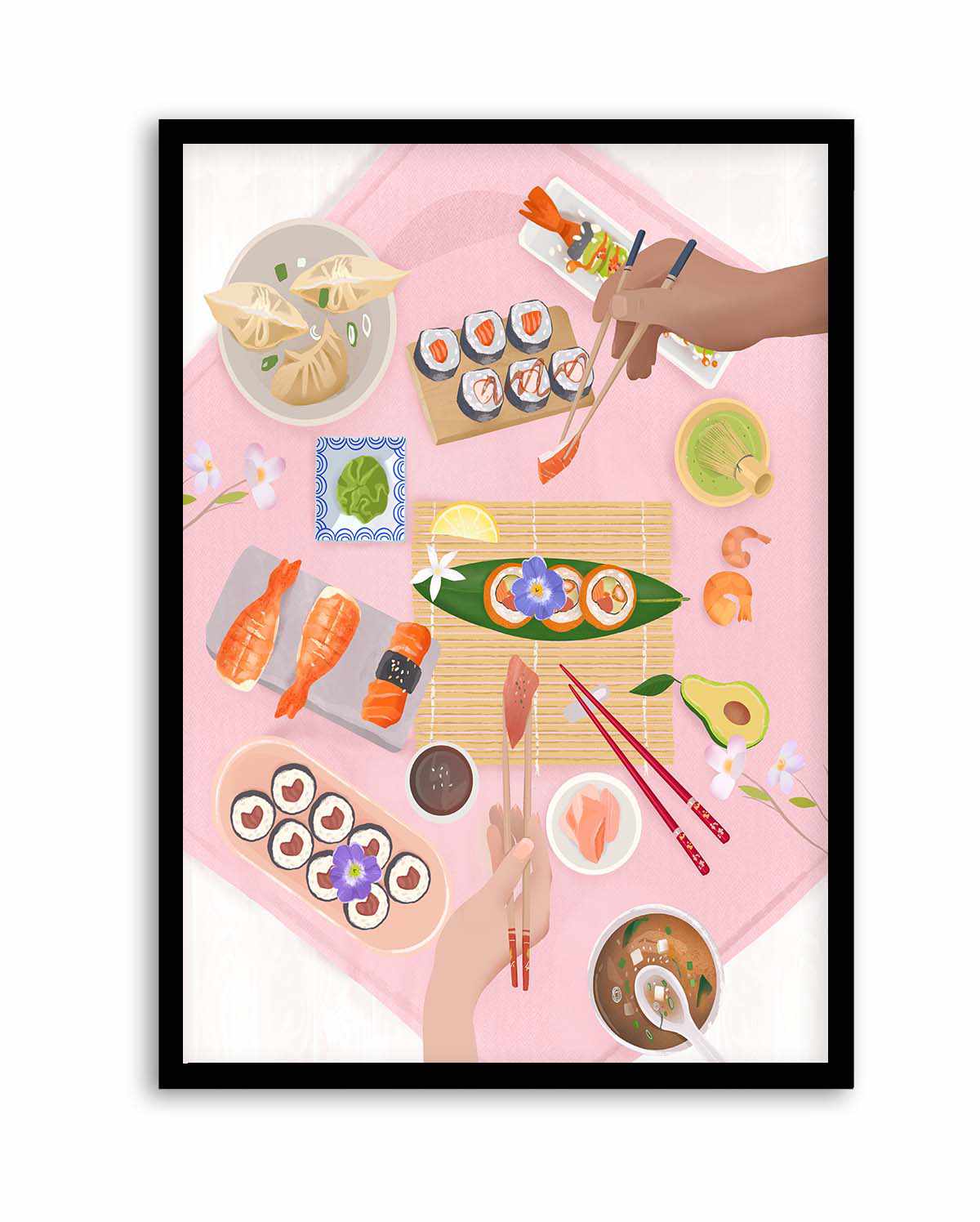 Sushi By Petra Lizde | Art Print