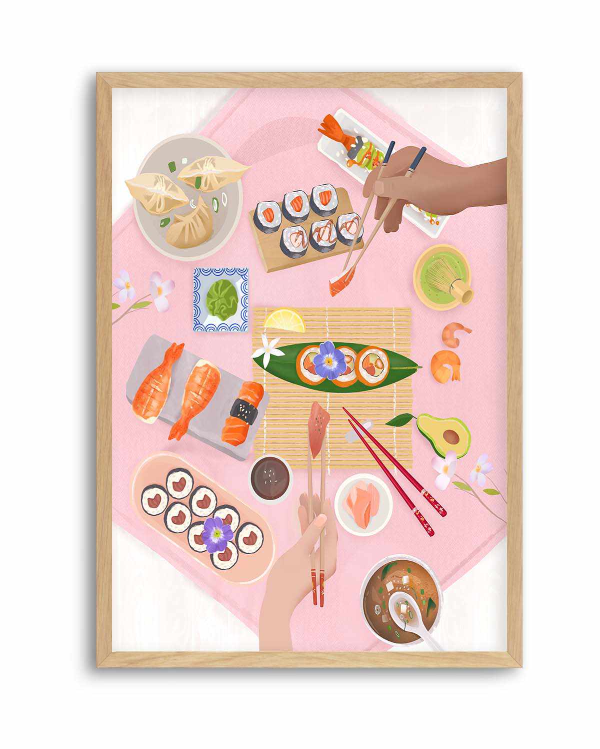 Sushi By Petra Lizde | Art Print