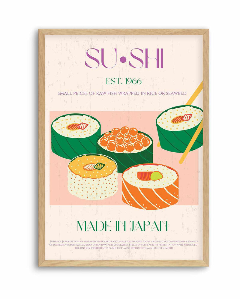 Sushi By Nazma Khokbar | Art Print