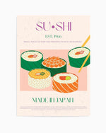 Sushi By Nazma Khokbar | Art Print