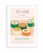 Sushi By Nazma Khokbar | Art Print