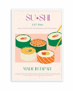 Sushi By Nazma Khokbar | Art Print