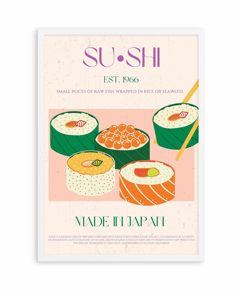 Sushi By Nazma Khokbar | Art Print