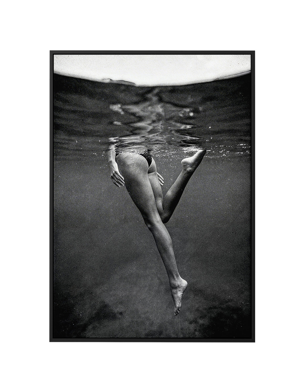 Suspended | Framed Canvas Art Print