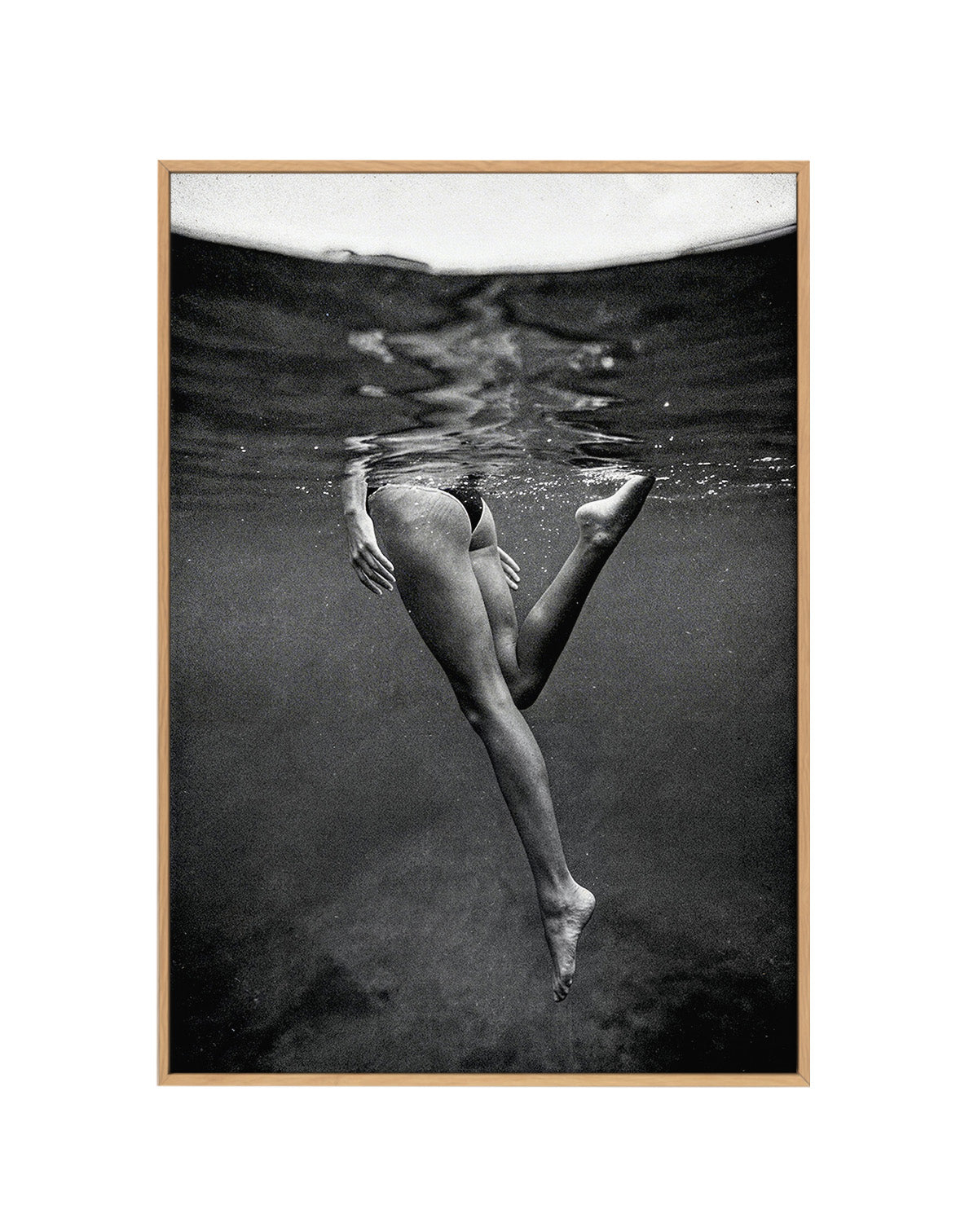 Suspended | Framed Canvas Art Print