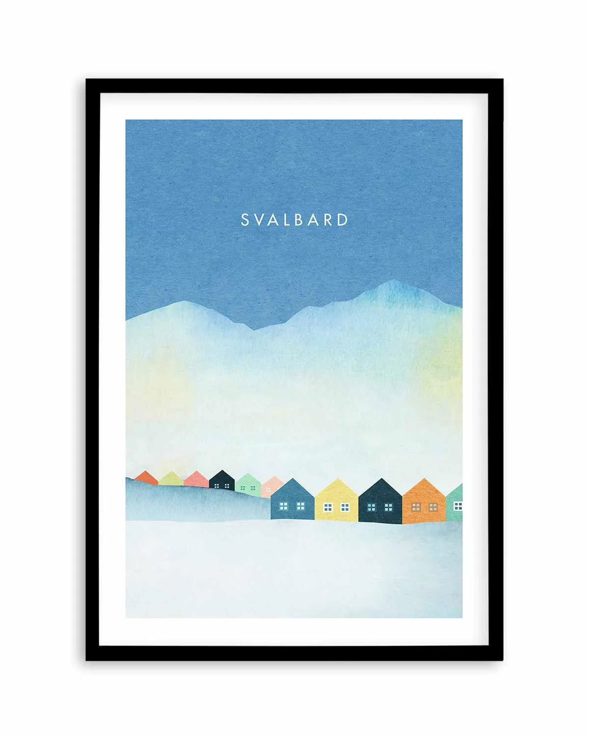 Svalbard by Henry Rivers Art Print from Olive et Oriel where you can shop wallpaper and artworks online
