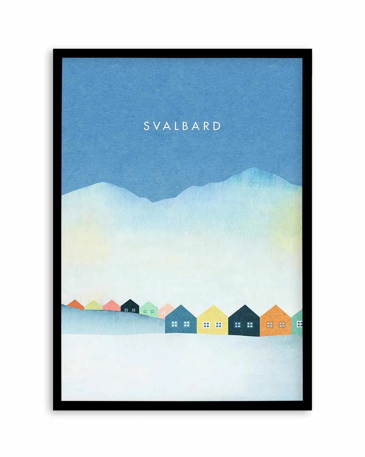 Svalbard by Henry Rivers Art Print from Olive et Oriel where you can shop wallpaper and artworks online