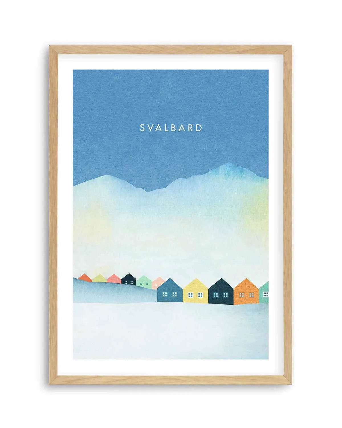 Svalbard by Henry Rivers Art Print from Olive et Oriel where you can shop wallpaper and artworks online