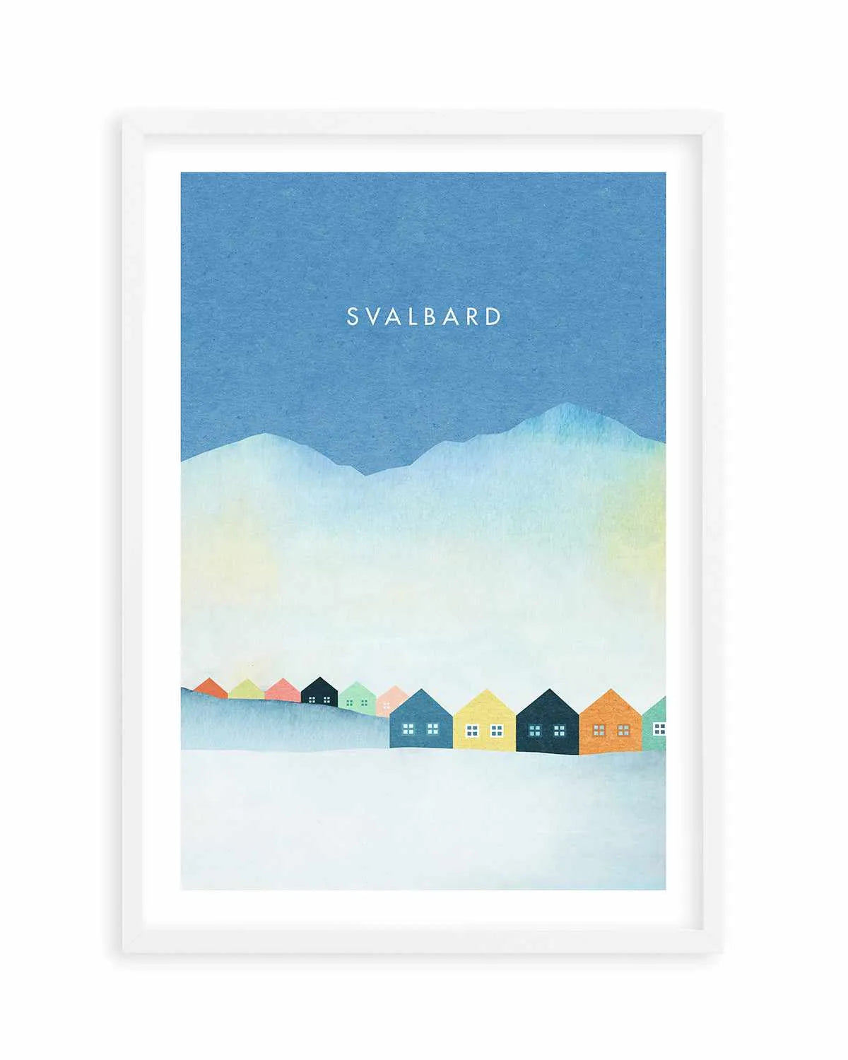 Svalbard by Henry Rivers Art Print from Olive et Oriel where you can shop wallpaper and artworks online
