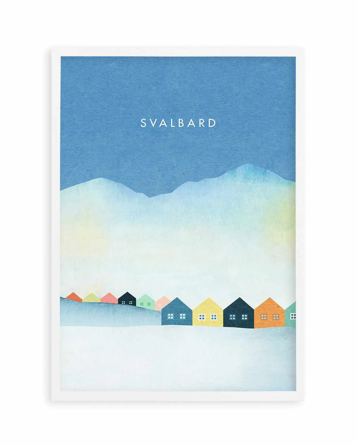 Svalbard by Henry Rivers Art Print from Olive et Oriel where you can shop wallpaper and artworks online