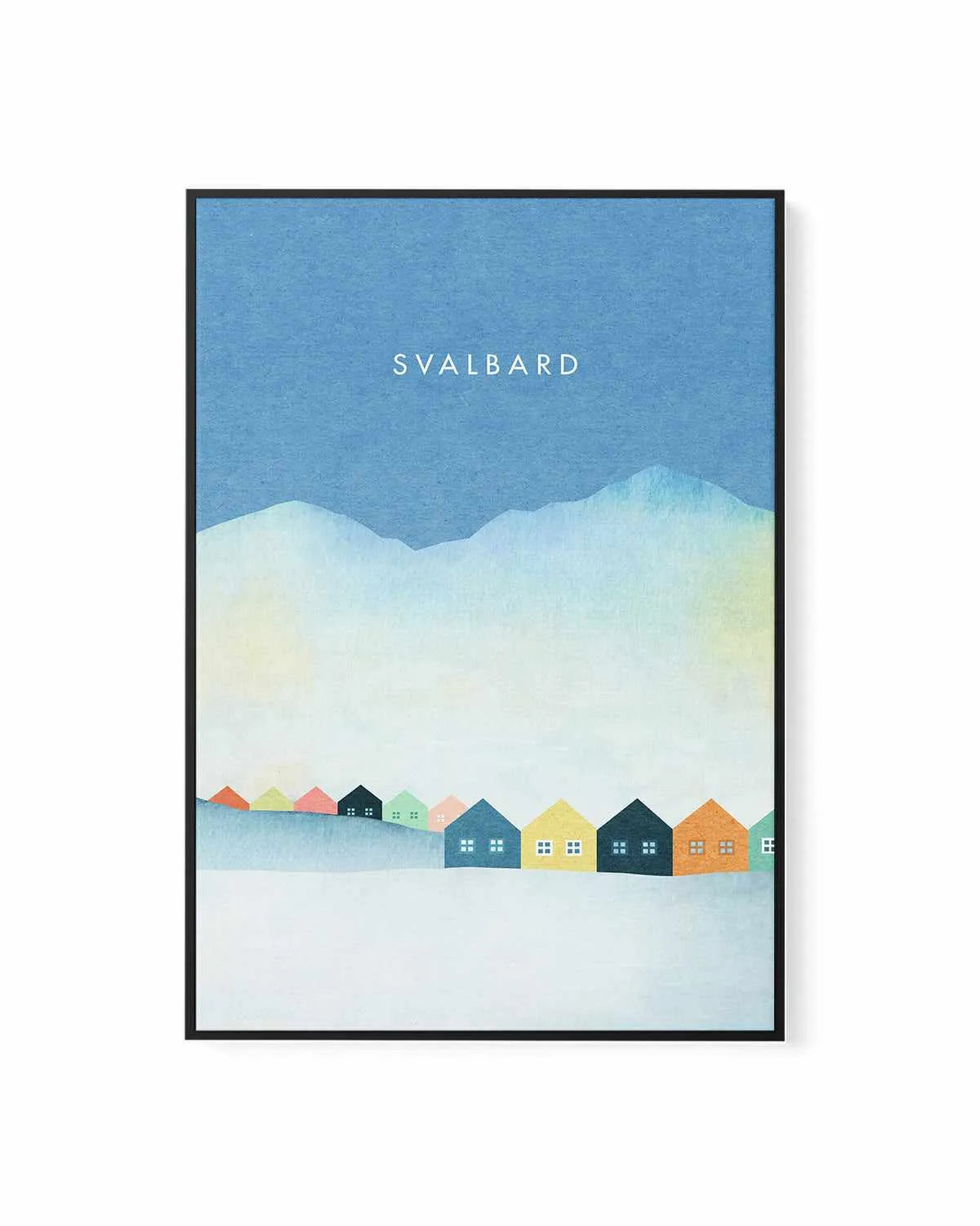 Svalbard by Henry Rivers | Framed Canvas Art Print from Olive et Oriel where you can shop wallpaper and artworks online
