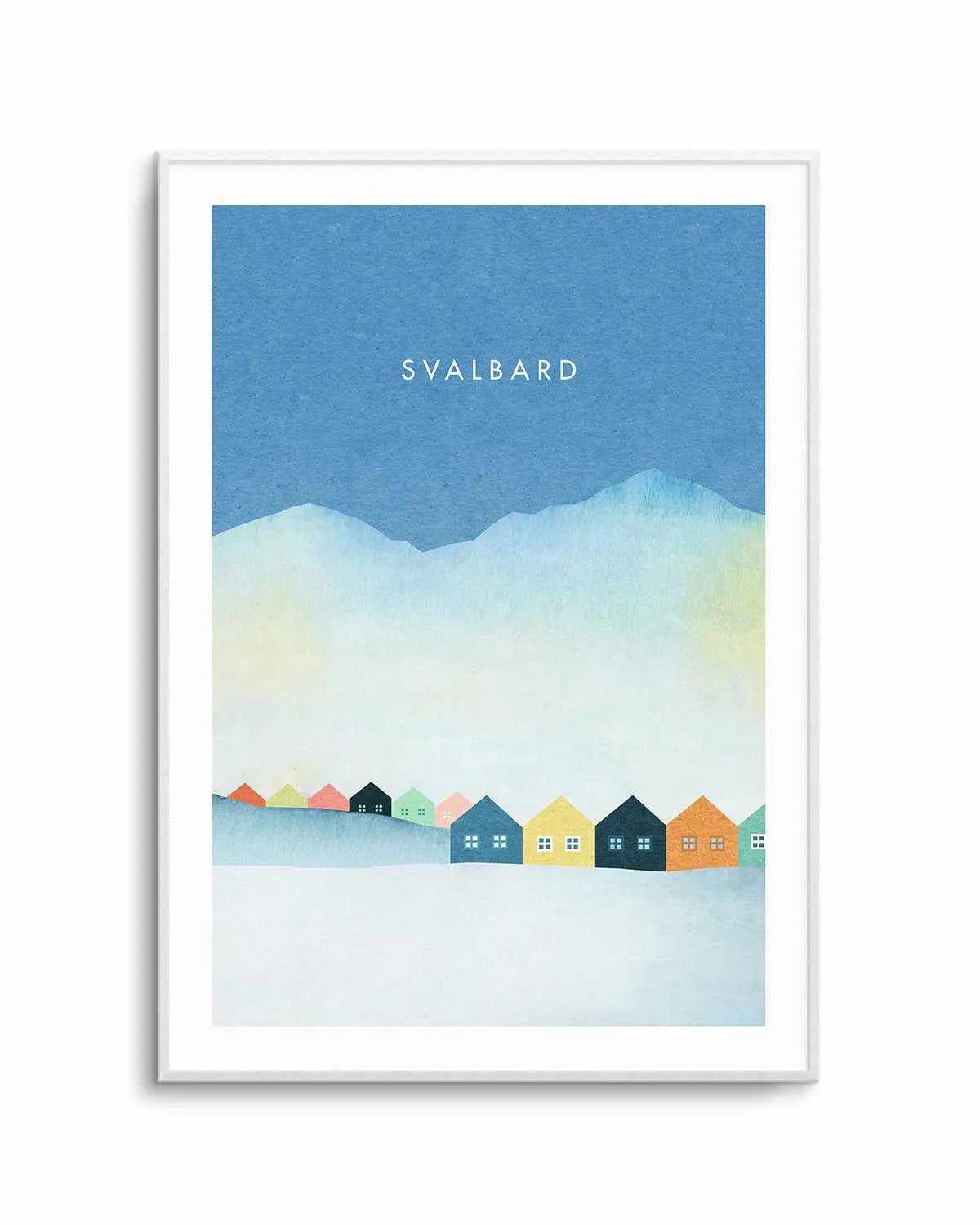 Svalbard by Henry Rivers Art Print from Olive et Oriel where you can shop wallpaper and artworks online