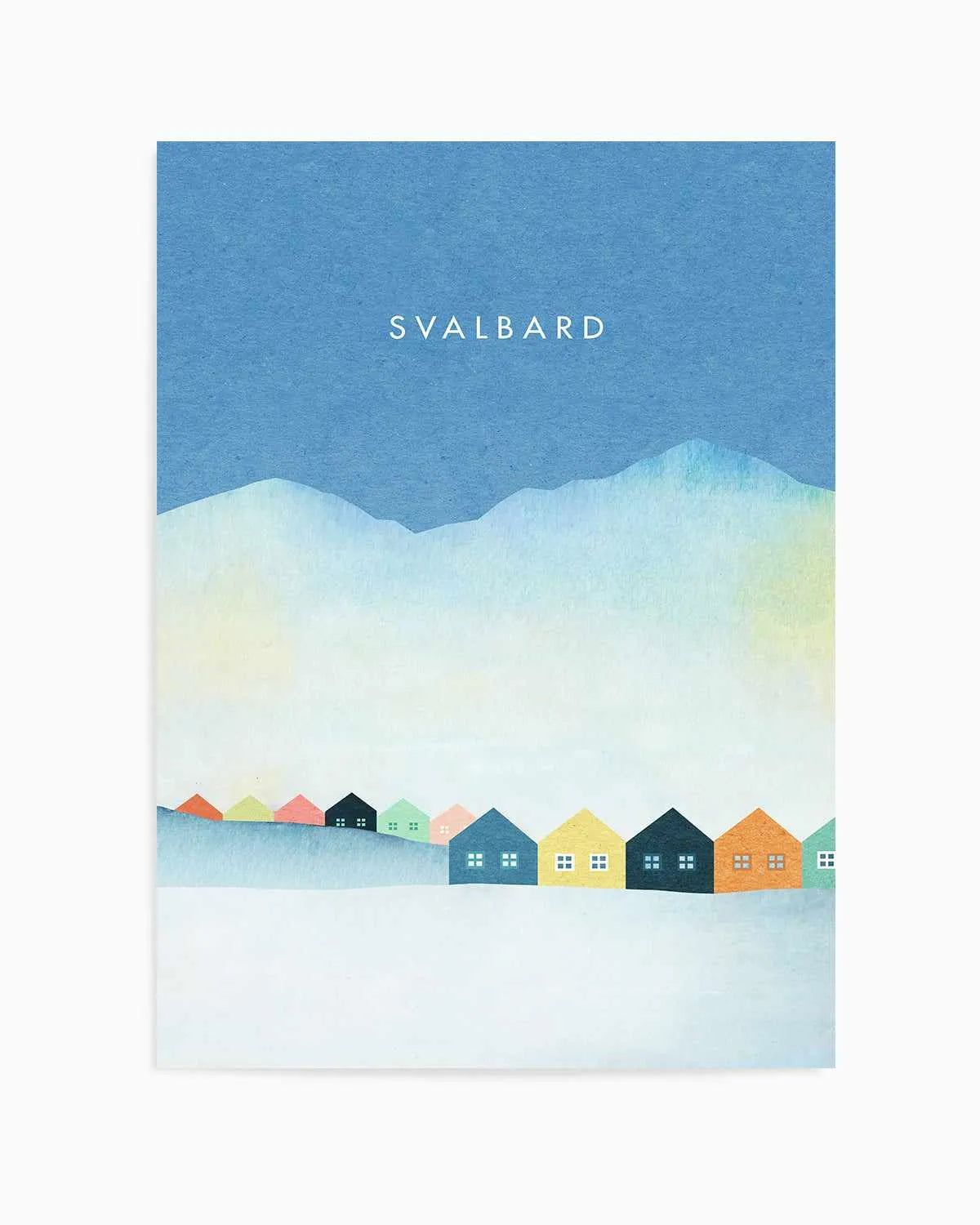 Svalbard by Henry Rivers Art Print from Olive et Oriel where you can shop wallpaper and artworks online