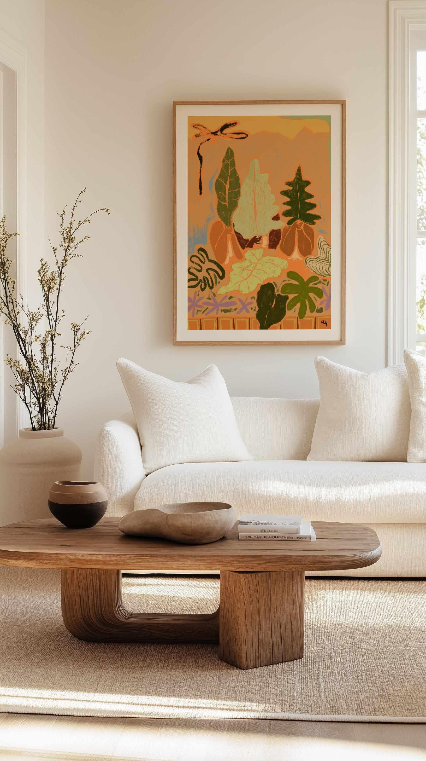 Sway In The Breeze by Arty Guava | Art Print from Olive et Oriel where you can shop wallpaper and artworks online