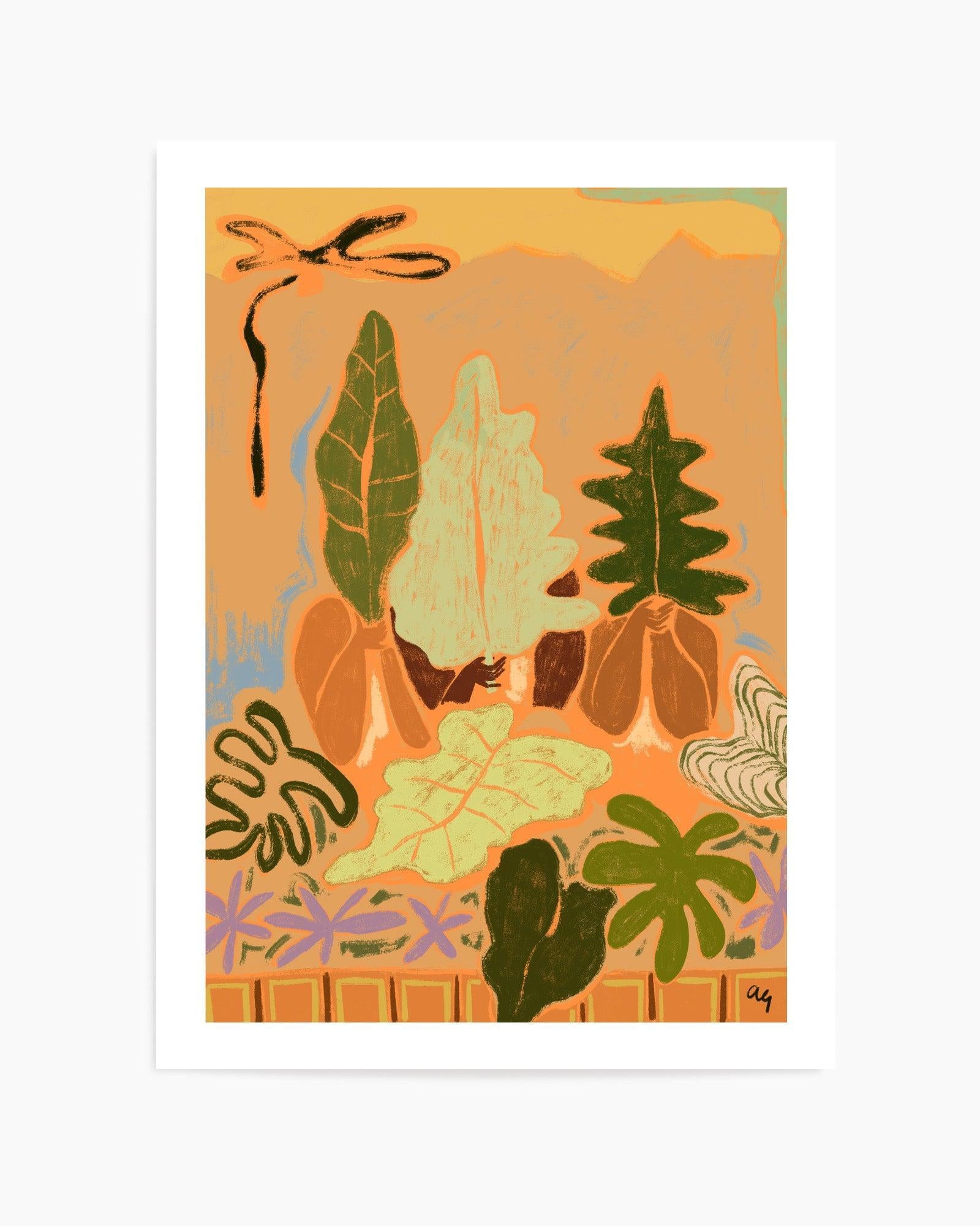 Sway In The Breeze by Arty Guava | Art Print from Olive et Oriel where you can shop wallpaper and artworks online