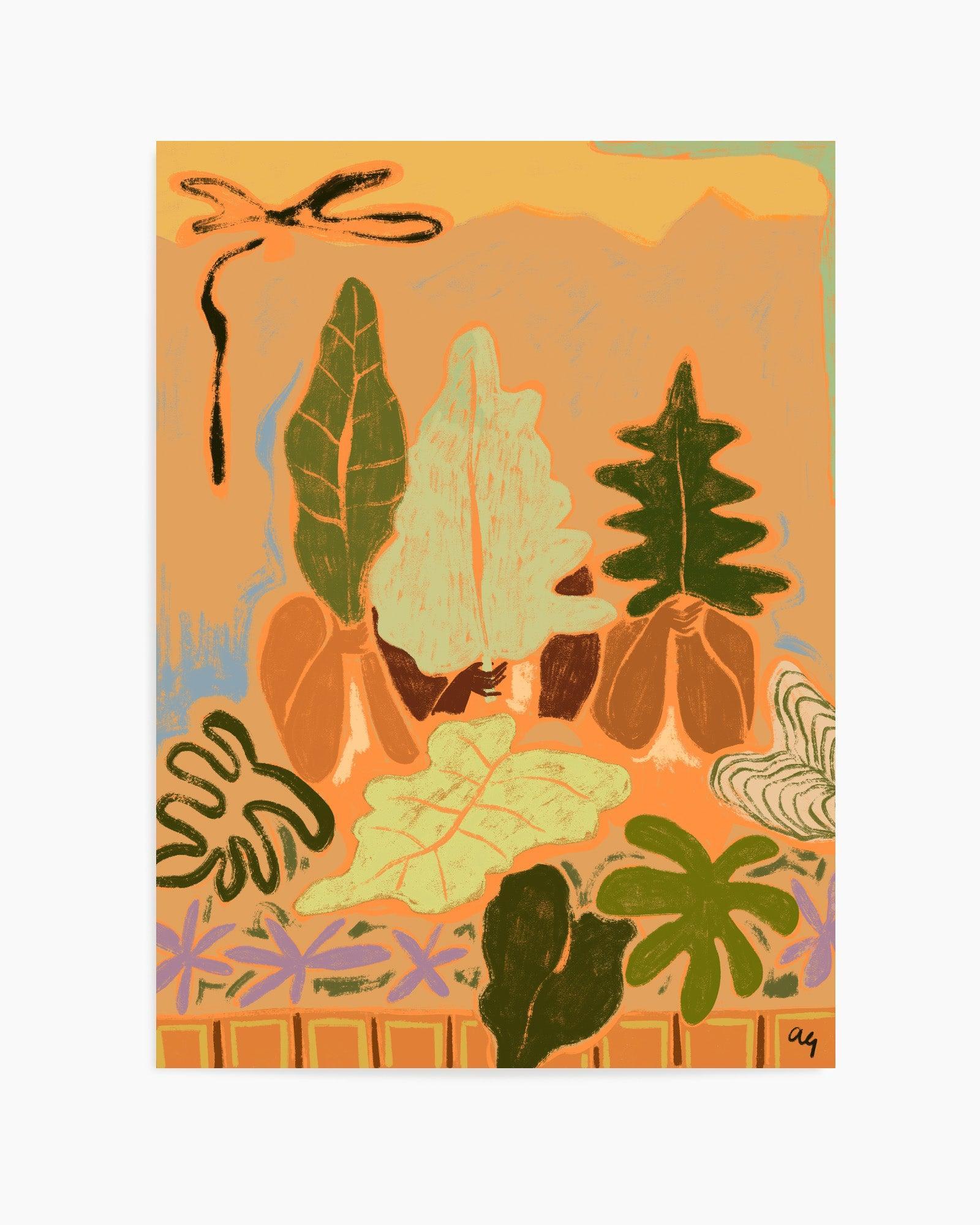 Sway In The Breeze by Arty Guava | Art Print from Olive et Oriel where you can shop wallpaper and artworks online