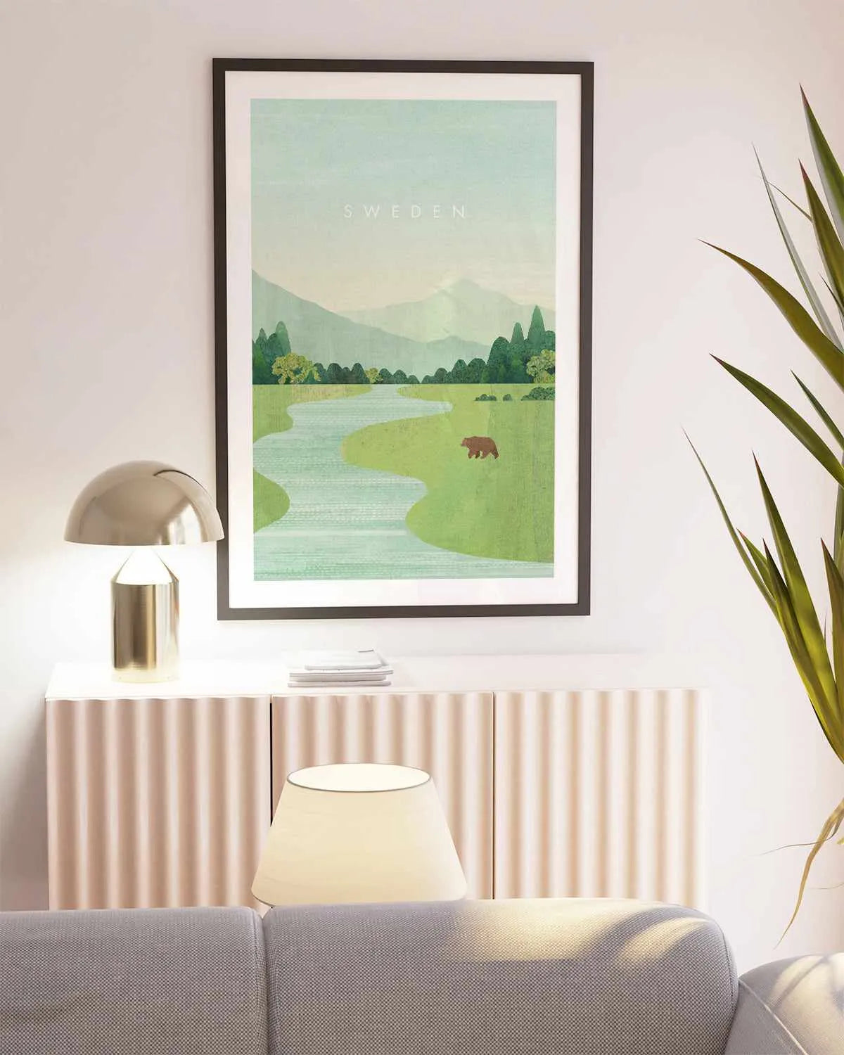 Sweden by Henry Rivers Art Print from Olive et Oriel where you can shop wallpaper and artworks online