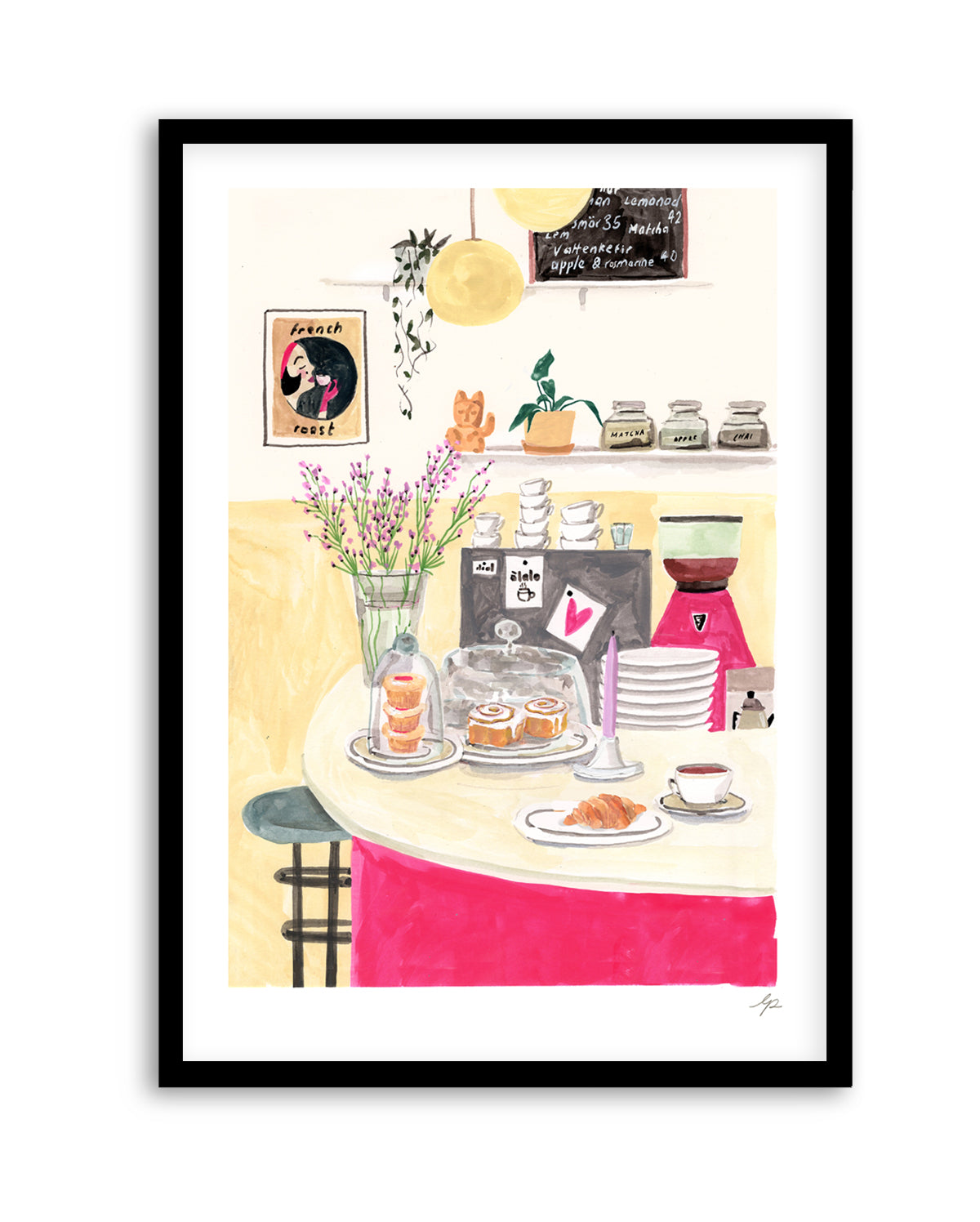 Swedish Cafe by Laura Page | Art Print