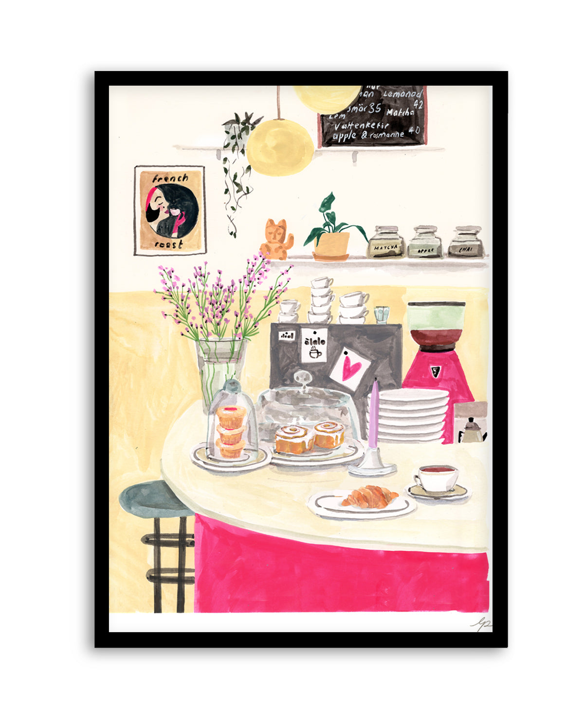 Swedish Cafe by Laura Page | Art Print