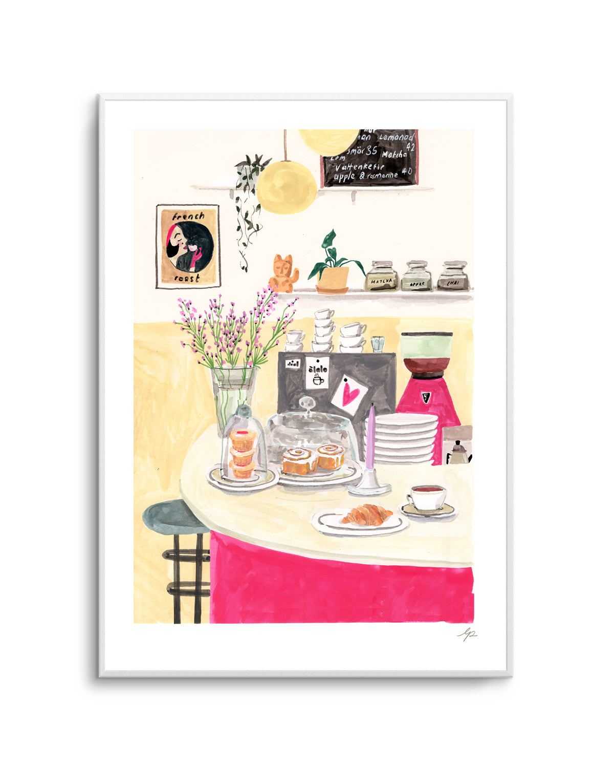 Swedish Cafe by Laura Page | Art Print