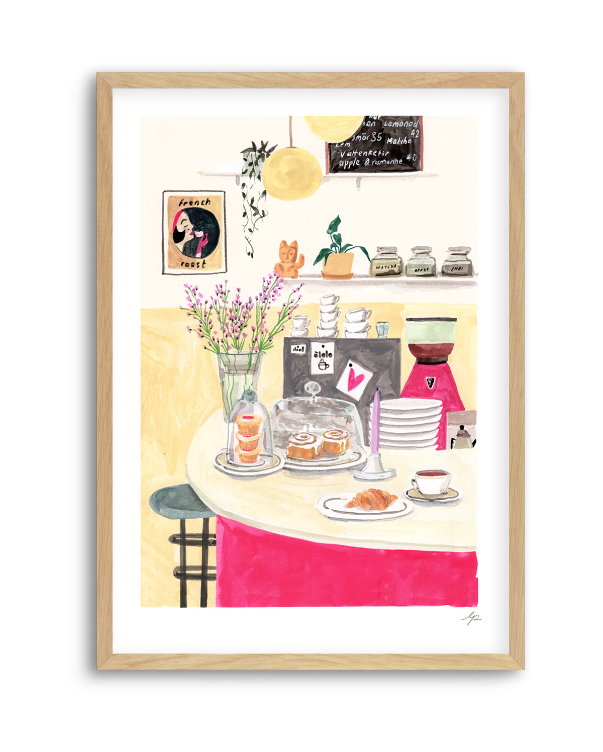 Swedish Cafe by Laura Page | Art Print