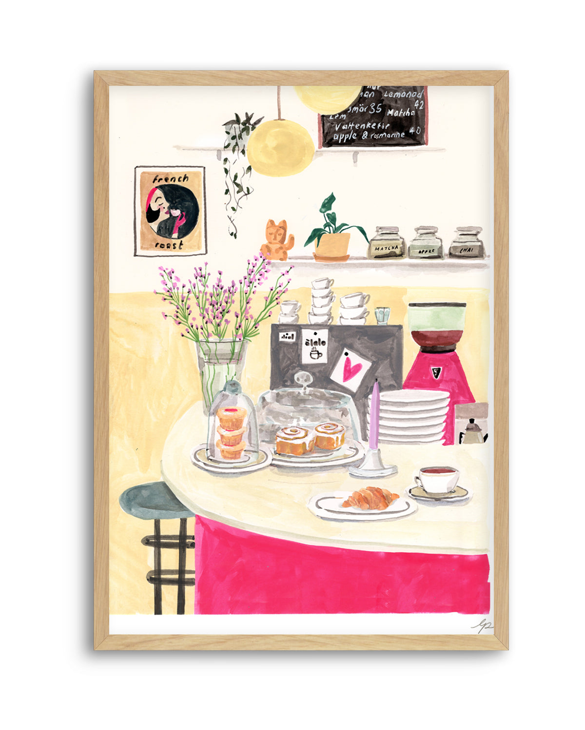 Swedish Cafe by Laura Page | Art Print